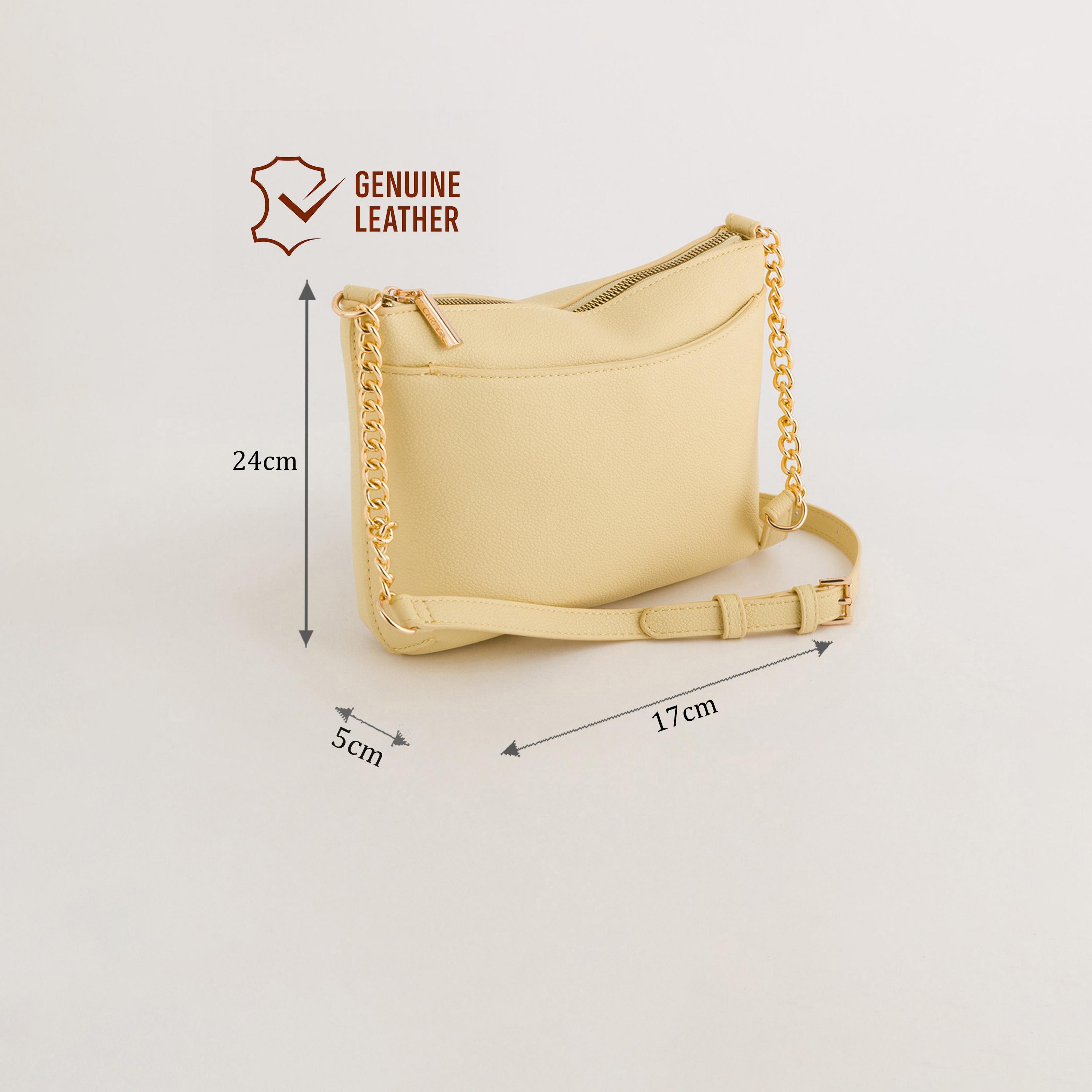 Carpisa Bucaneve V3 Textured Crossbody Bag with Zipper closure and Adjustable Strap | 24 X 5 X 17 CM-women-bagsandwallets-handbags-image-2