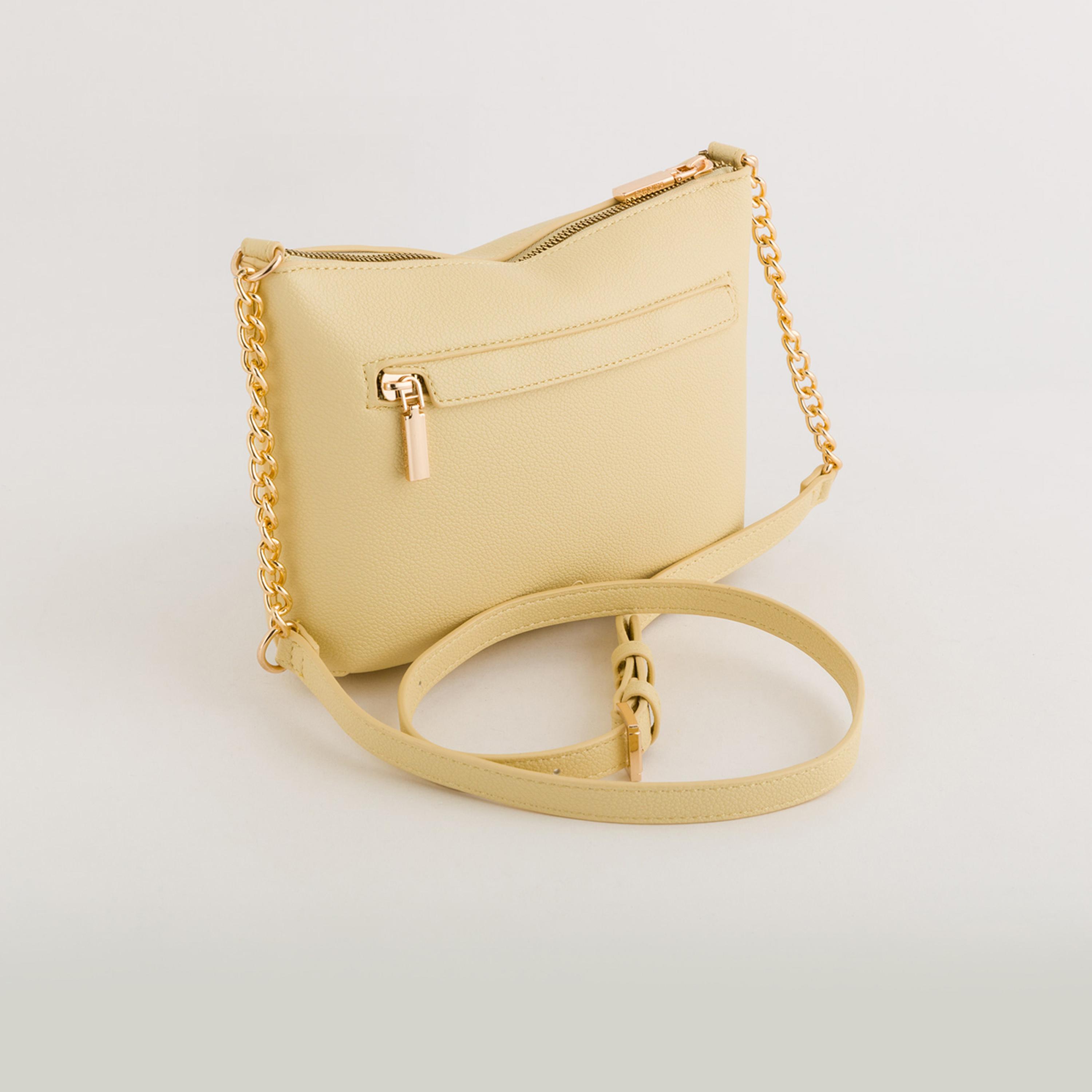 Carpisa Bucaneve V3 Textured Crossbody Bag with Zipper closure and Adjustable Strap | 24 X 5 X 17 CM-women-bagsandwallets-handbags-image-3
