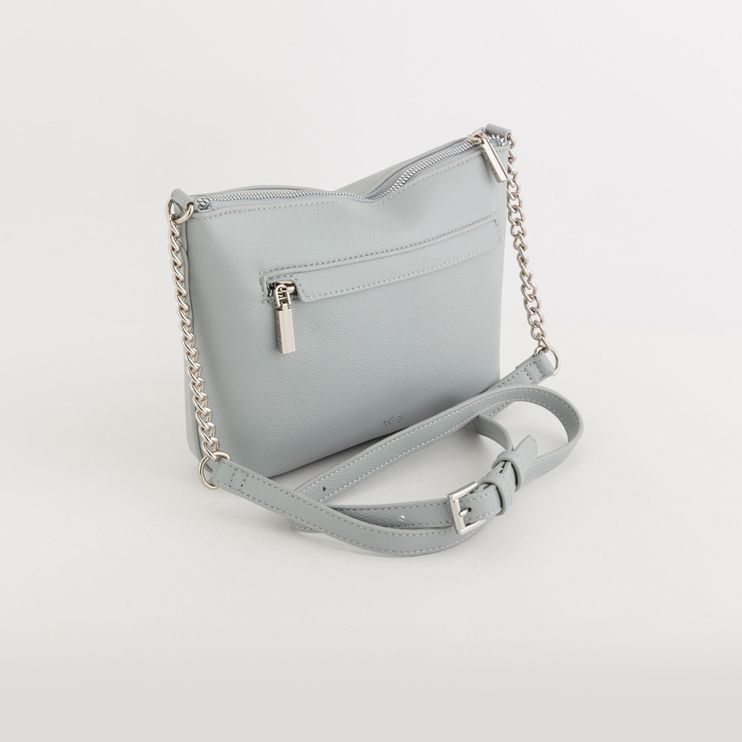 Carpisa Bucaneve V3 Textured Crossbody Bag with Zipper closure and Adjustable Strap | 24 X 5 X 17 CM-women-bagsandwallets-handbags-image-3