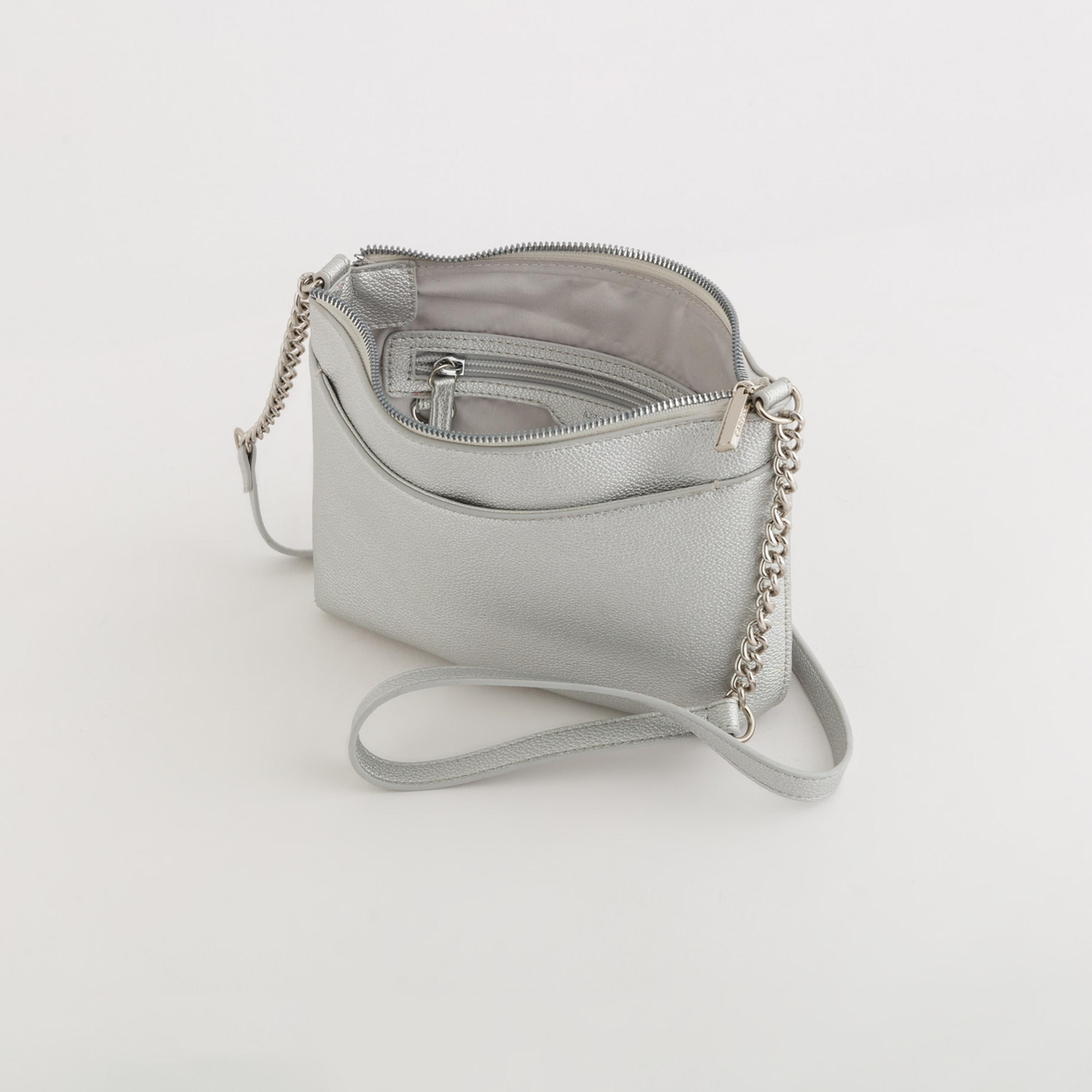 Carpisa Bucaneve V3 Textured Crossbody Bag with Zipper closure and Adjustable Strap | 24 X 5 X 17 CM-women-bagsandwallets-handbags-image-4