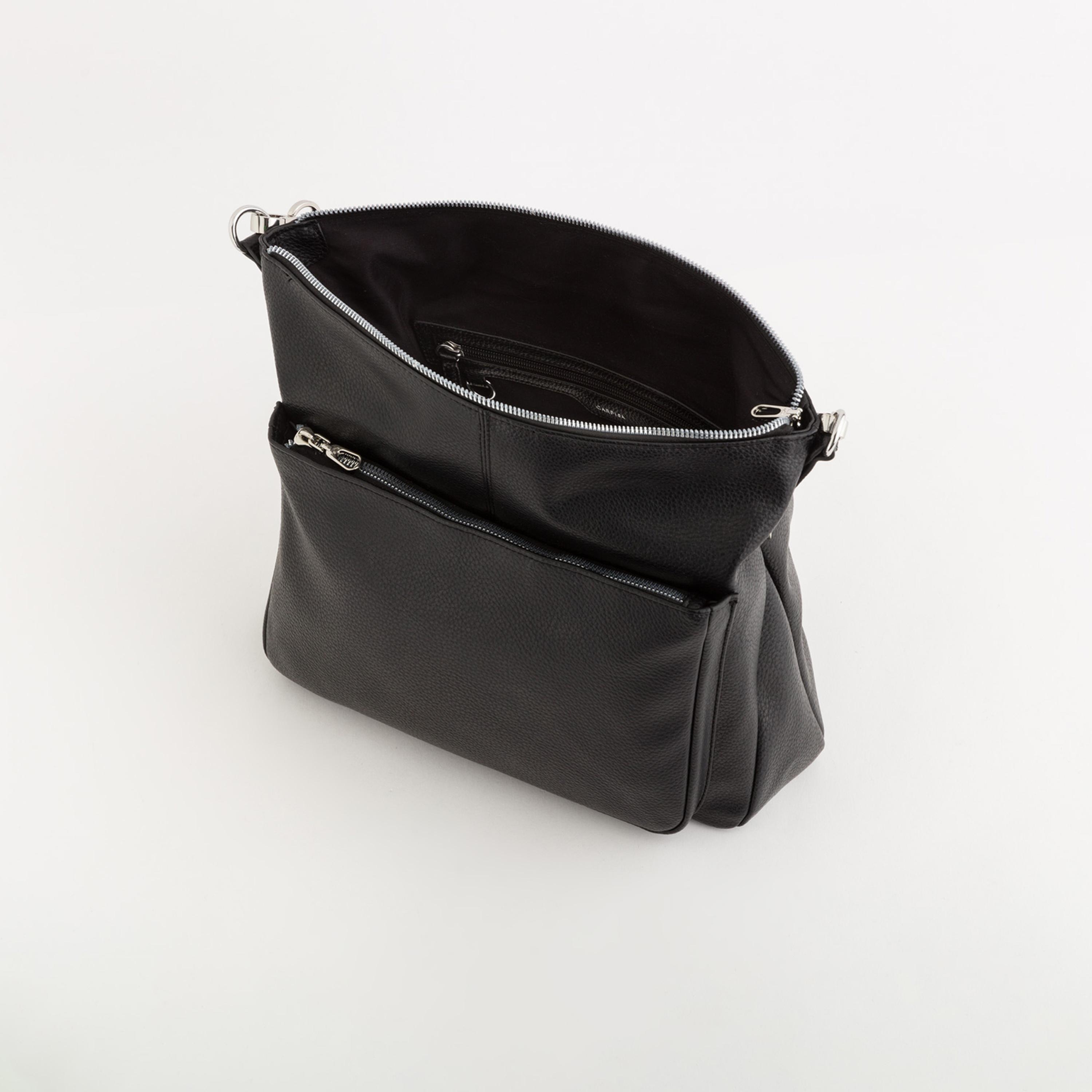 Carpisa Ester Textured Top Handle Hobo Bag with Zipper closure and Detachable Strap | 32 X 9 X 27 CM-women-bagsandwallets-handbags-image-4
