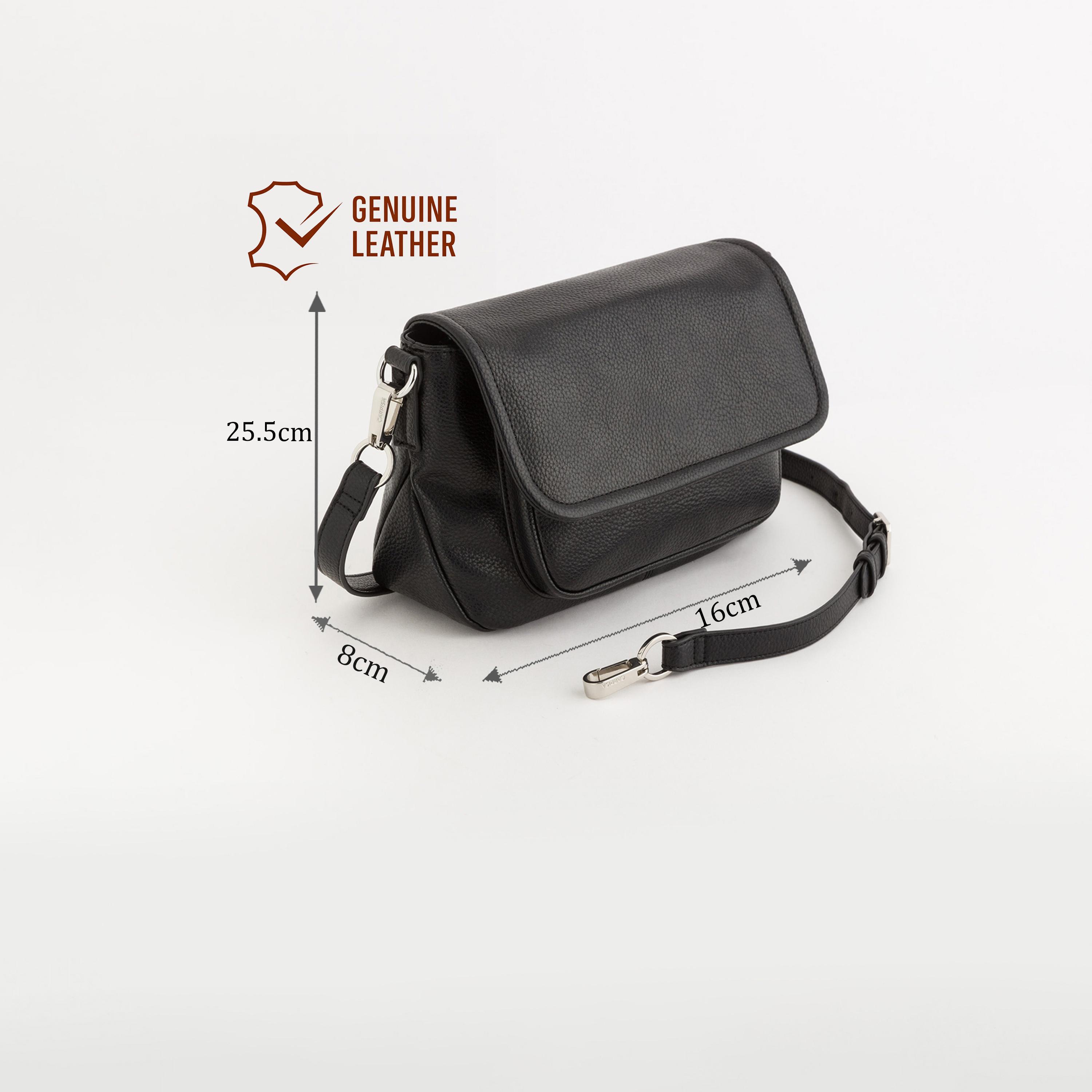 Carpisa Ester Textured Crossbody Bag with Flap closure and Detachable Strap | 25.5 X 8 X 16 CM-women-bagsandwallets-handbags-image-2