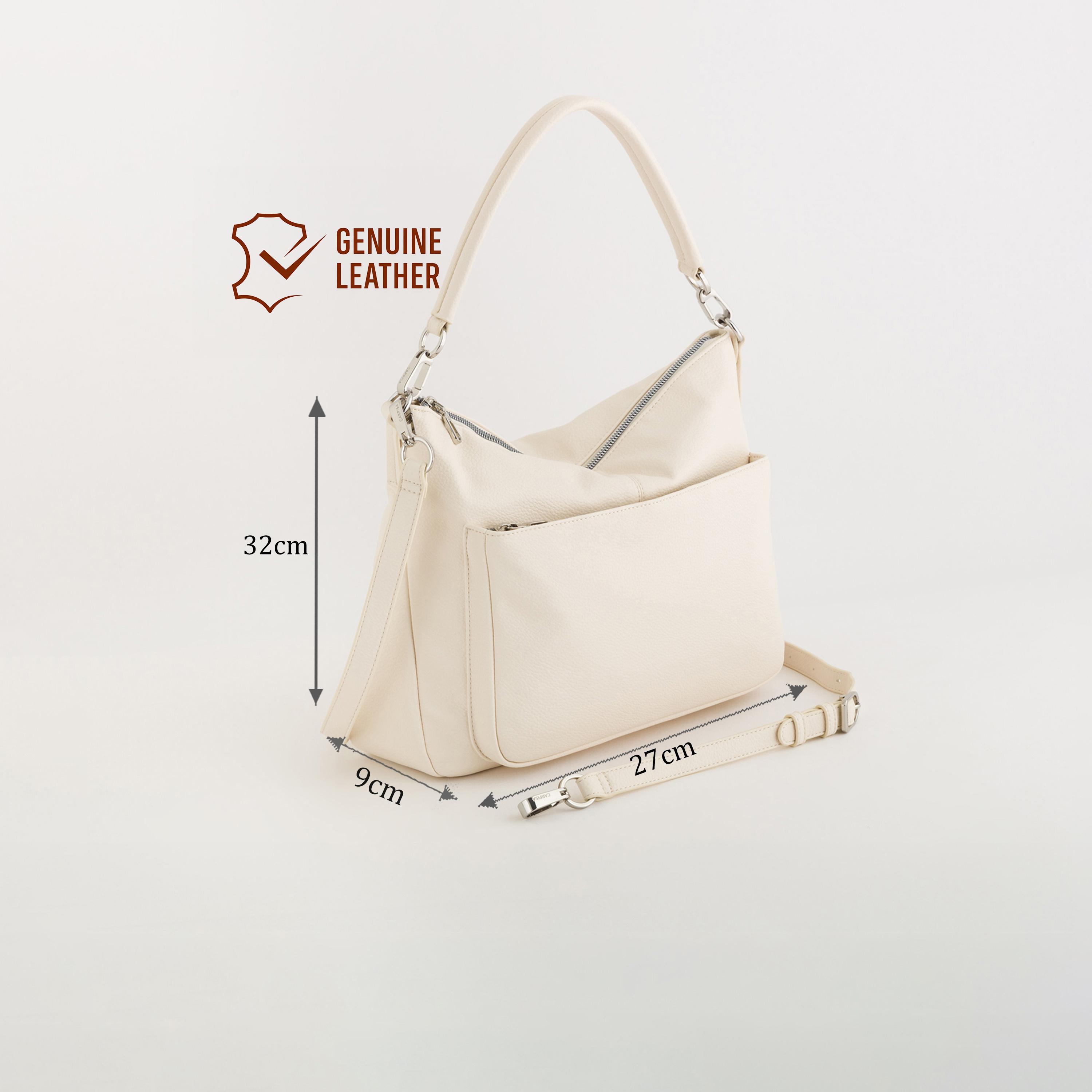 Carpisa Ester Textured Top Handle Hobo Bag with Zipper closure and Detachable Strap | 32 X 9 X 27 CM-women-bagsandwallets-handbags-image-2