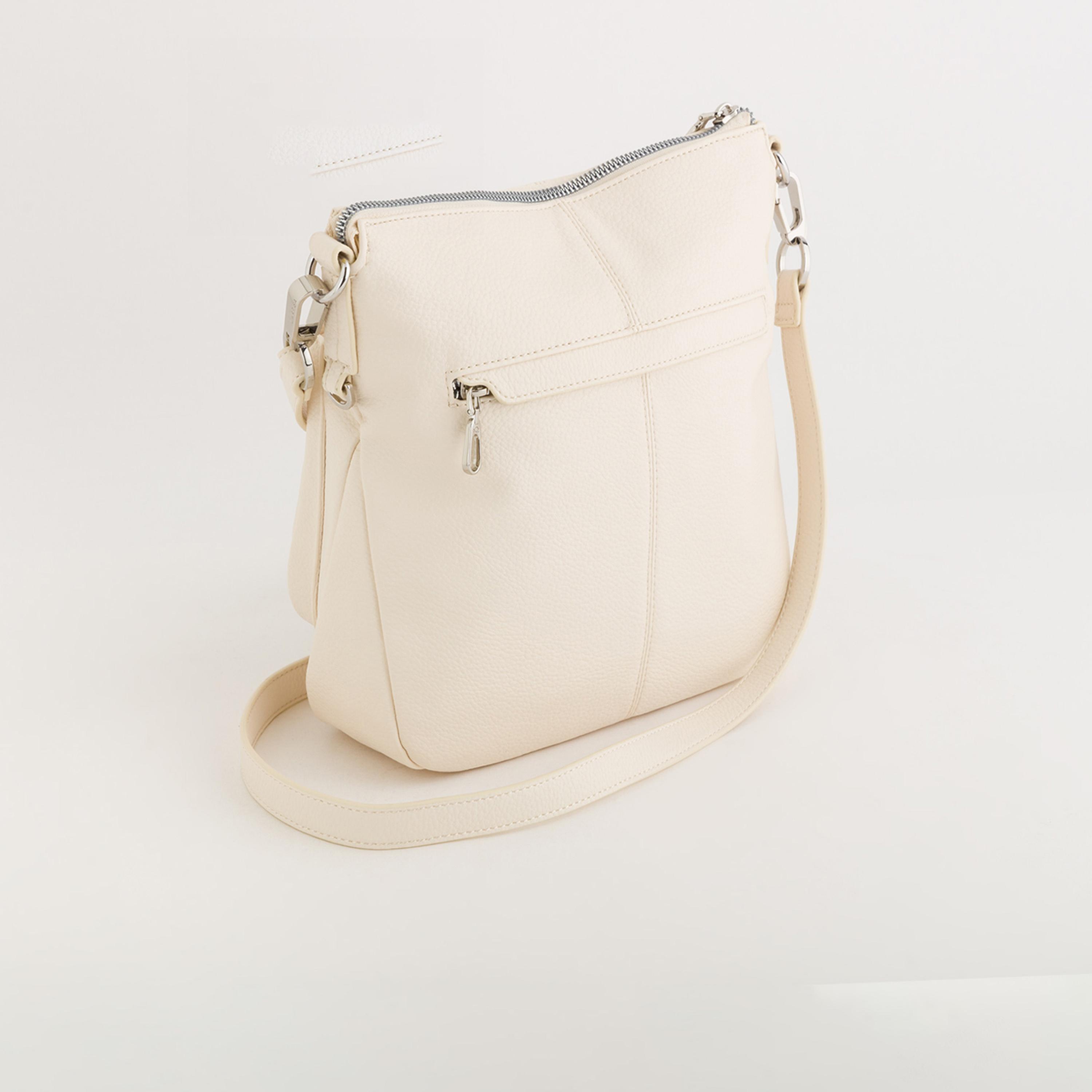 Carpisa Ester Textured Crossbody Bag with Zipper closure and Detachable Strap | 24.5 X 7 X 24 CM-women-bagsandwallets-handbags-image-3