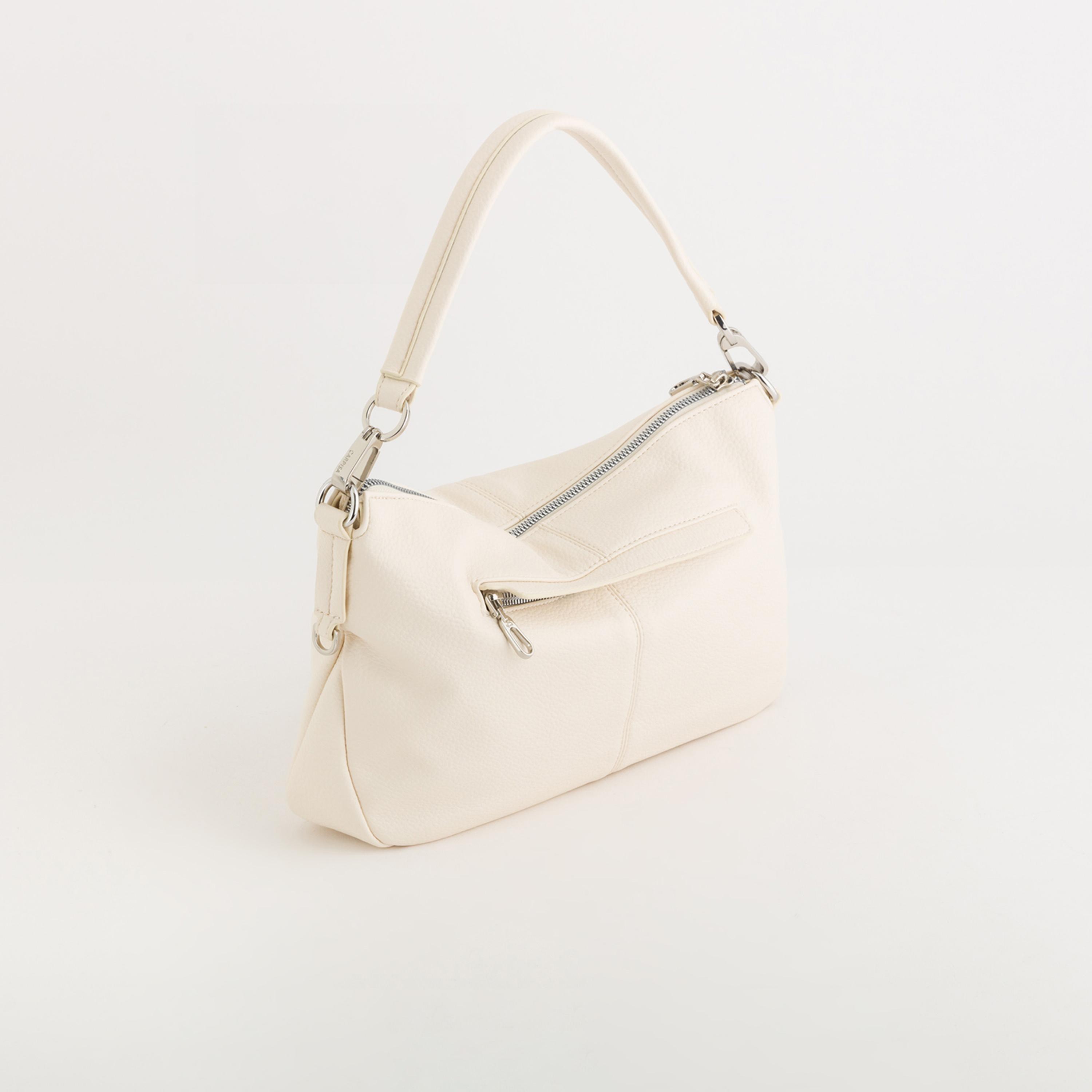 Carpisa Ester Textured Top Handle Crossbody Bag with Zipper closure and Detachable Strap | 31.5 X 5.5 X 19.5 CM-women-bagsandwallets-handbags-image-3