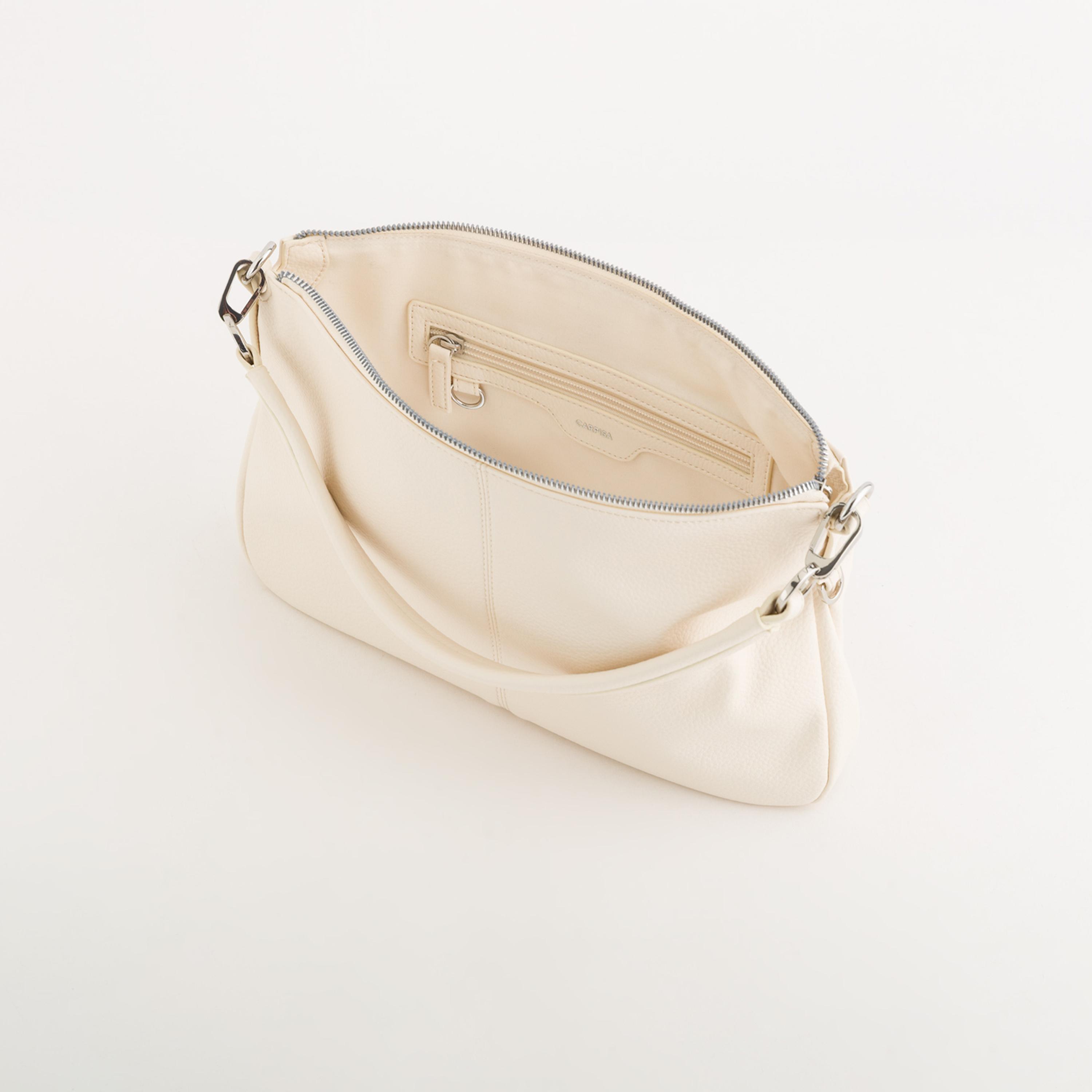 Carpisa Ester Textured Top Handle Crossbody Bag with Zipper closure and Detachable Strap | 31.5 X 5.5 X 19.5 CM-women-bagsandwallets-handbags-image-4