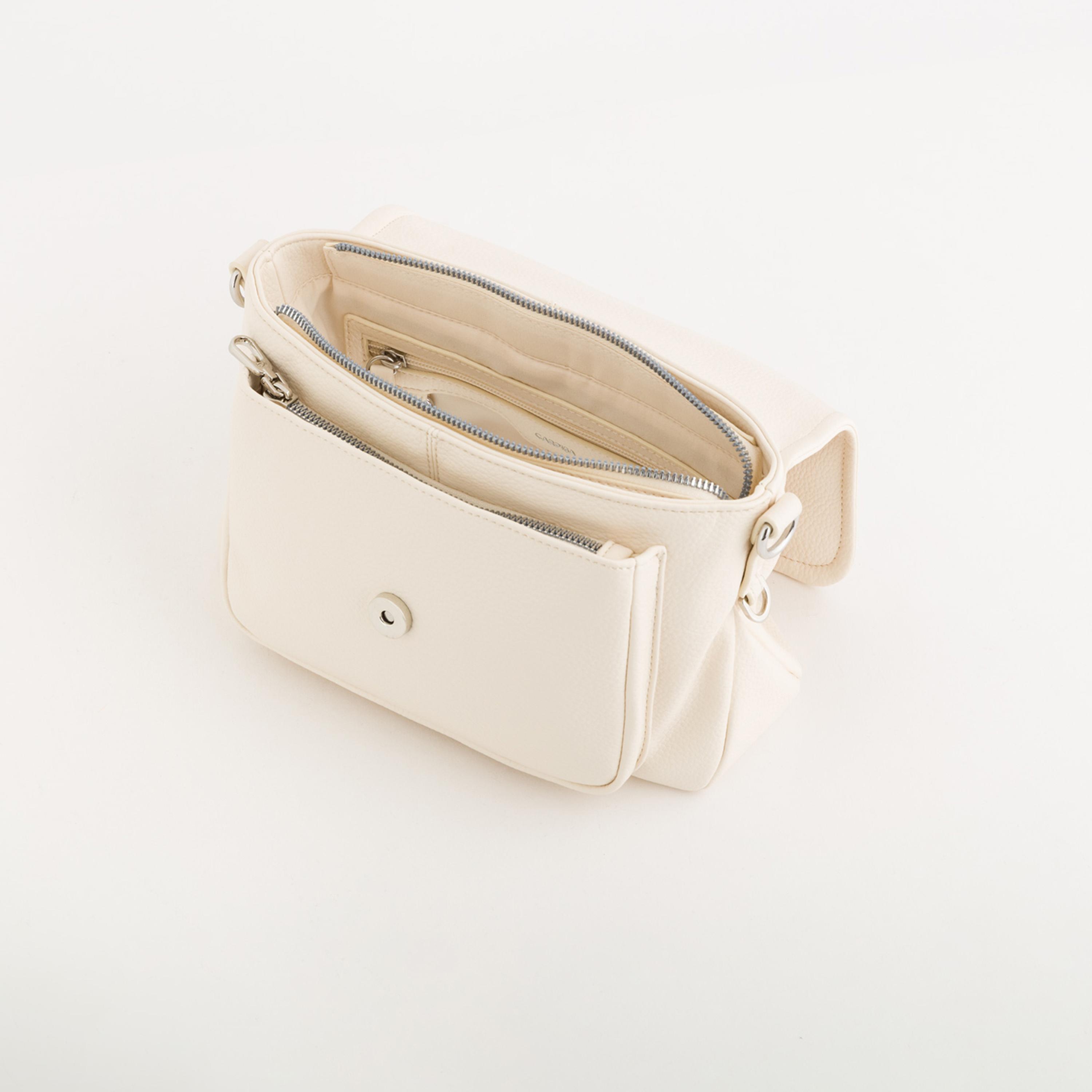 Carpisa Ester Textured Crossbody Bag with Zipper closure and Detachable Strap | 25.5 X 8 X 16 CM-women-bagsandwallets-handbags-image-4
