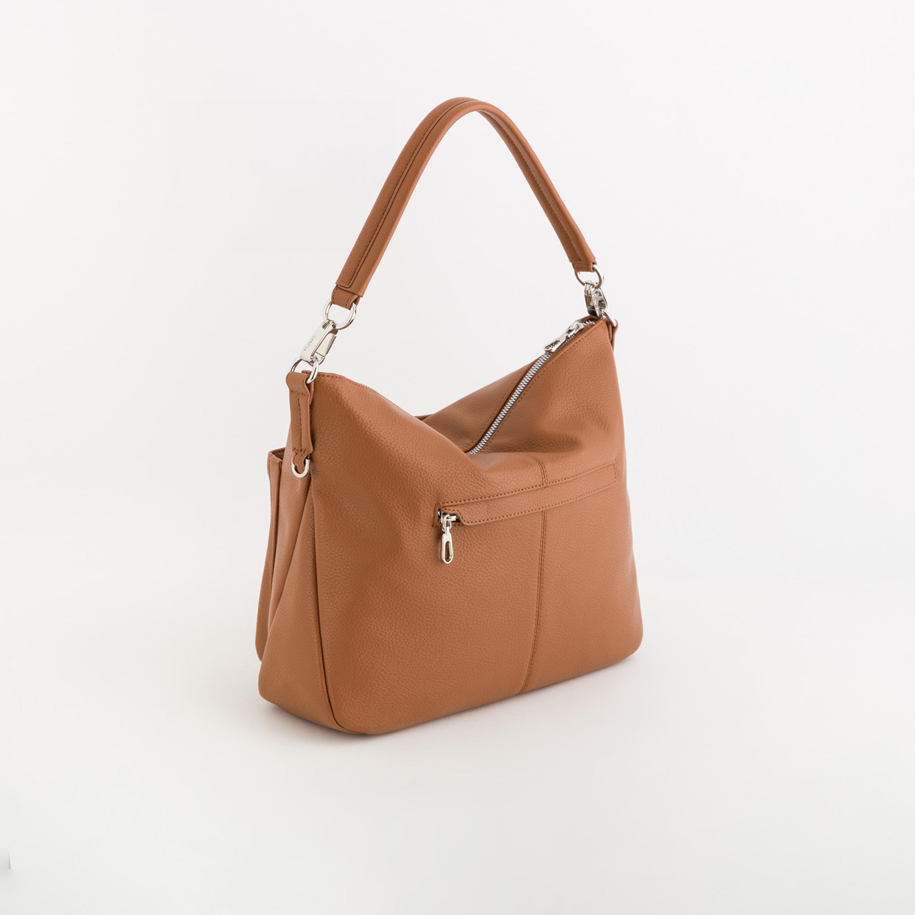 Carpisa Ester Textured Top Handle Hobo Bag with Zipper closure and Detachable Strap | 32 X 9 X 27 CM-women-bagsandwallets-handbags-image-3