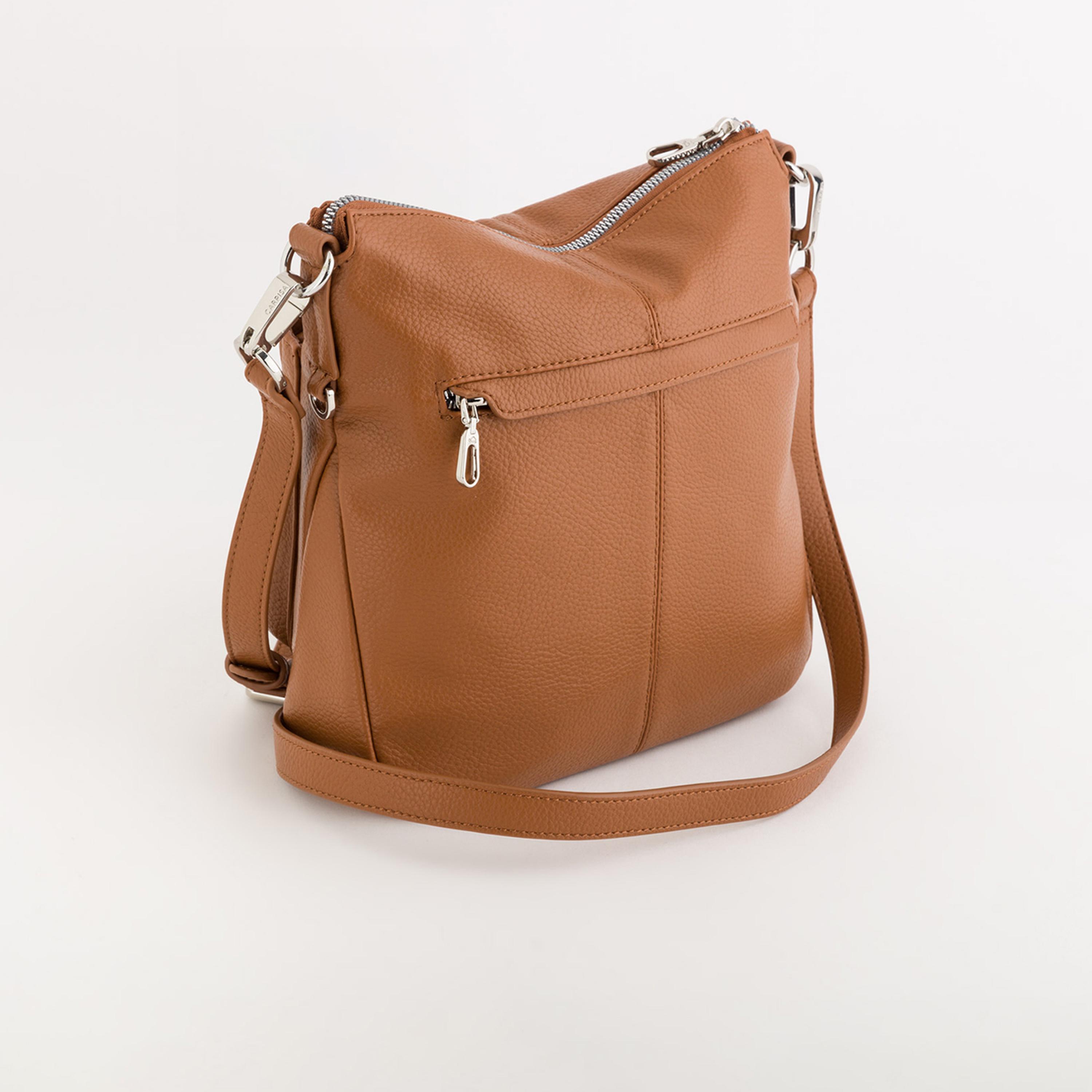 Carpisa Ester Textured Crossbody Bag with Zipper closure and Detachable Strap | 24.5 X 7 X 24 CM-women-bagsandwallets-handbags-image-3
