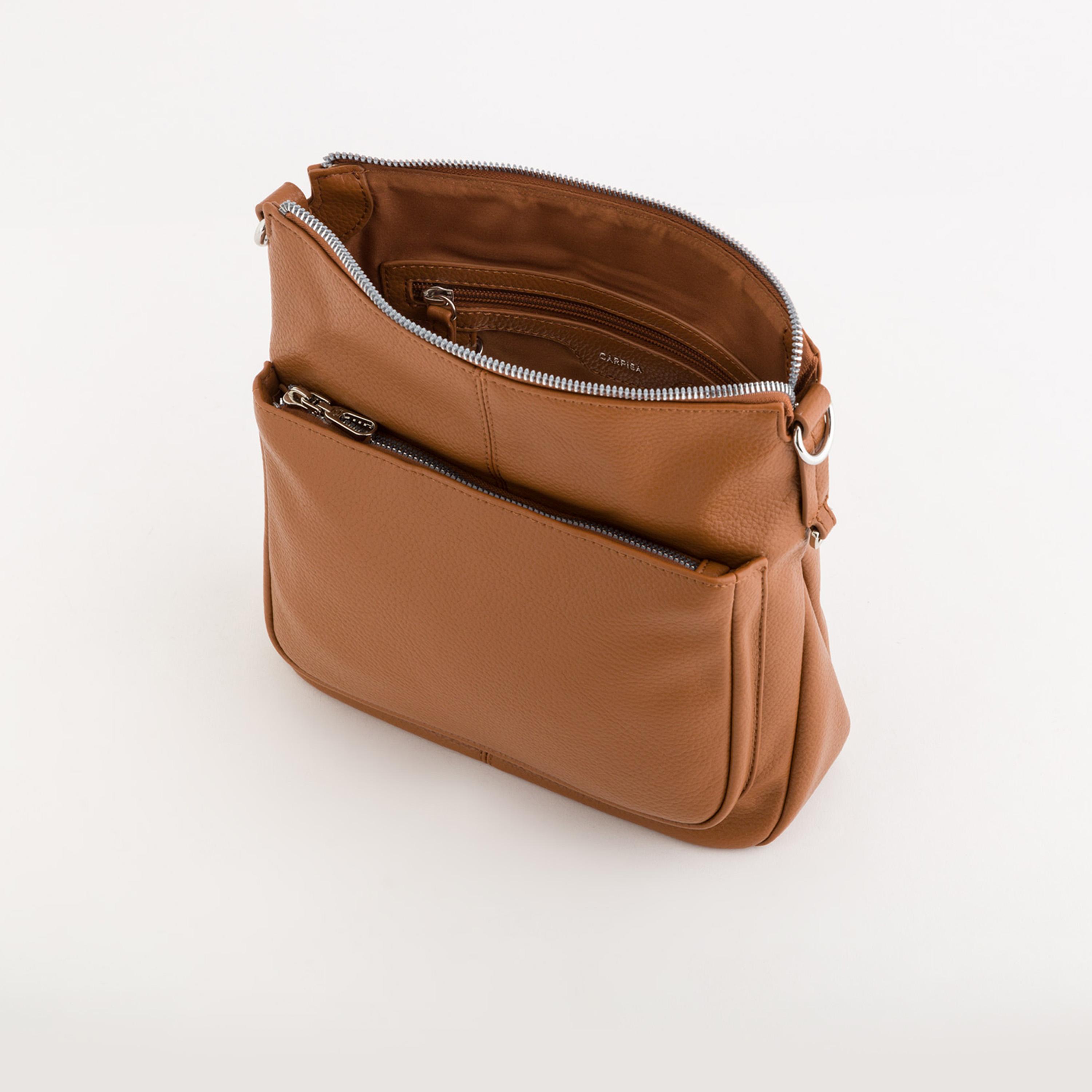 Carpisa Ester Textured Crossbody Bag with Zipper closure and Detachable Strap | 24.5 X 7 X 24 CM-women-bagsandwallets-handbags-image-4