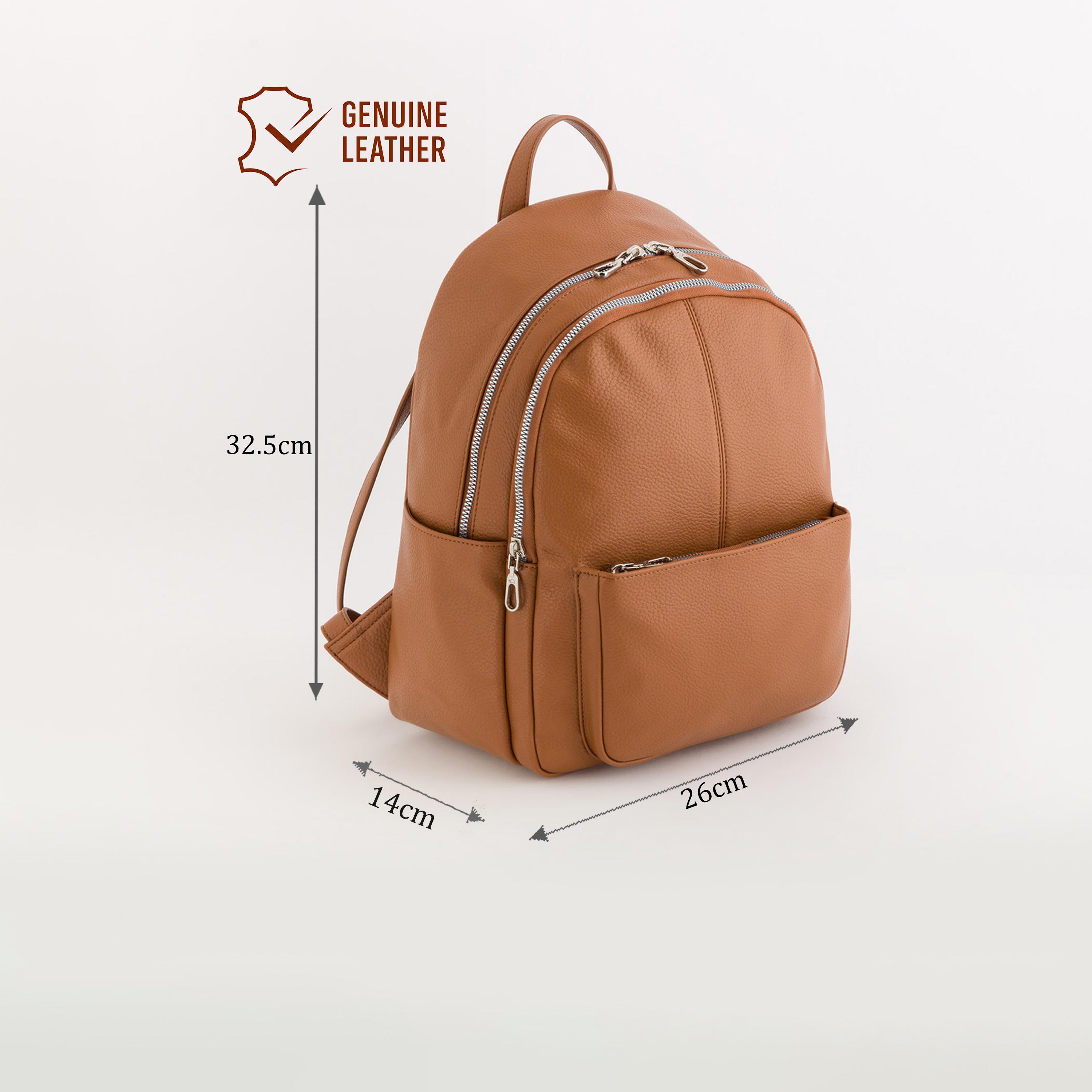 Carpisa | 12.8 Inches Backpack, Polyurethane, Adjustable Strap | BSD1080691121001-travel-luggagesandbags-backpacks-image-2