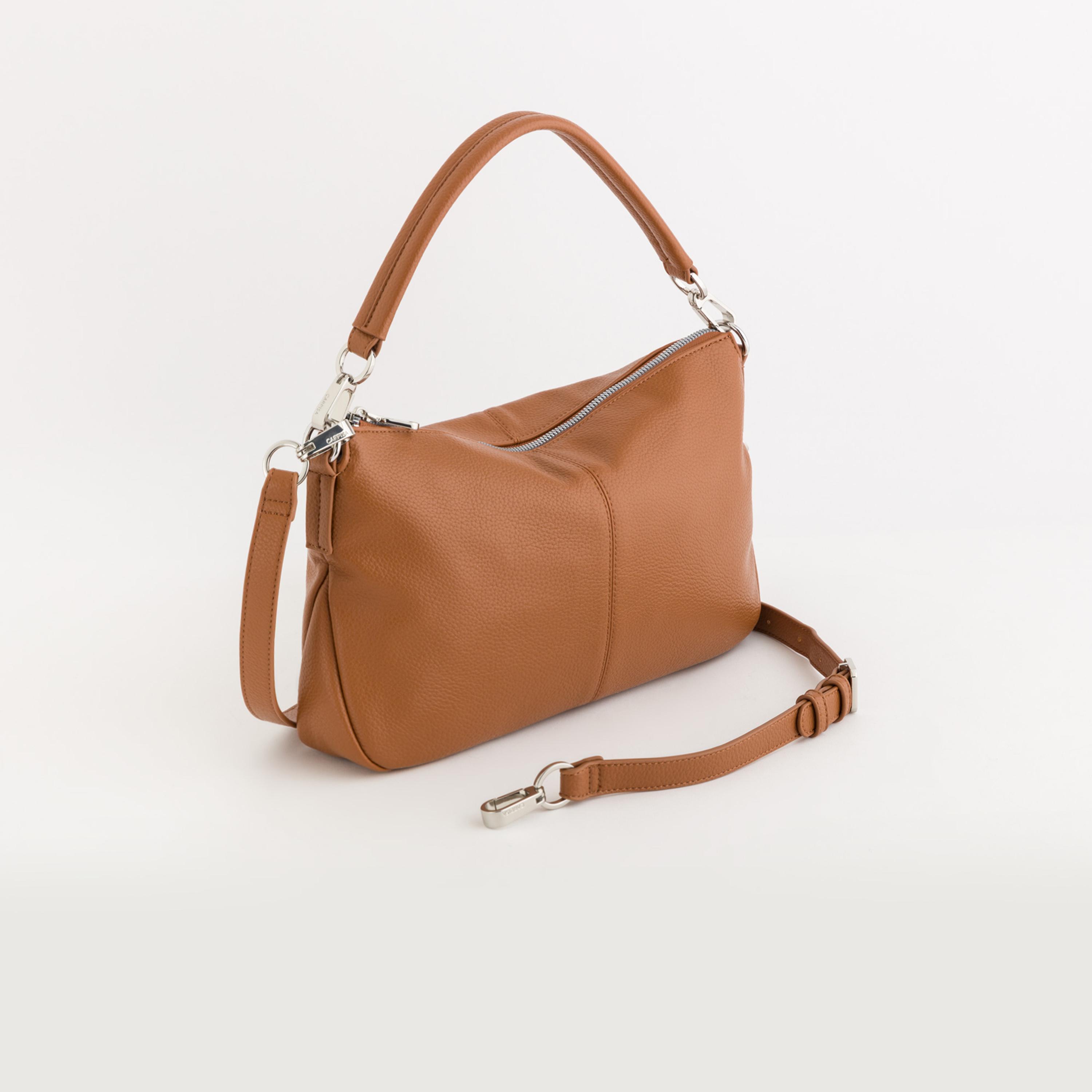 Carpisa Ester Textured Top Handle Crossbody Bag with Zipper closure and Detachable Strap | 31.5 X 5.5 X 19.5 CM-women-bagsandwallets-handbags-image-1