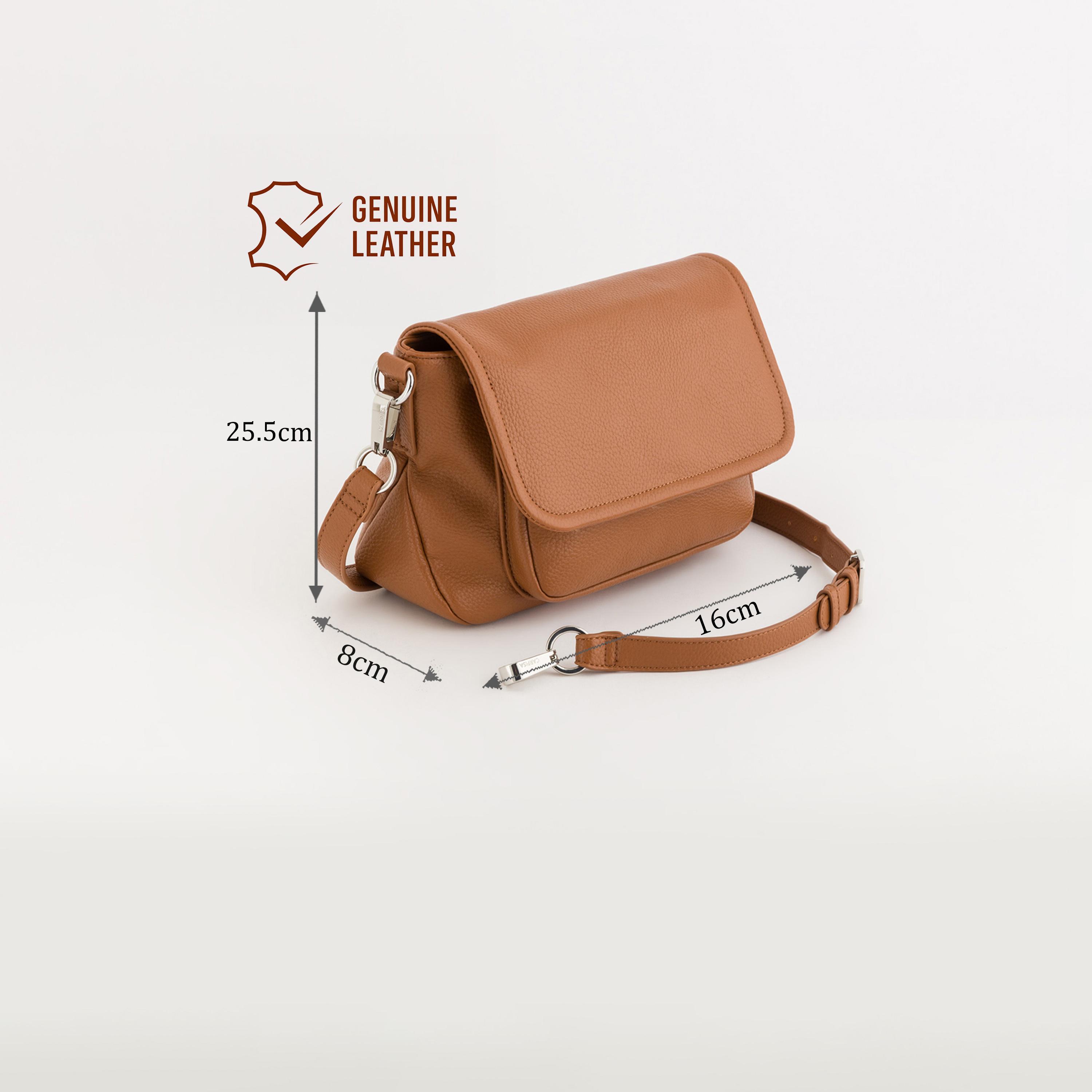 Carpisa Ester Textured Crossbody Bag with Zipper closure and Detachable Strap | 25.5 X 8 X 16 CM-women-bagsandwallets-handbags-image-2