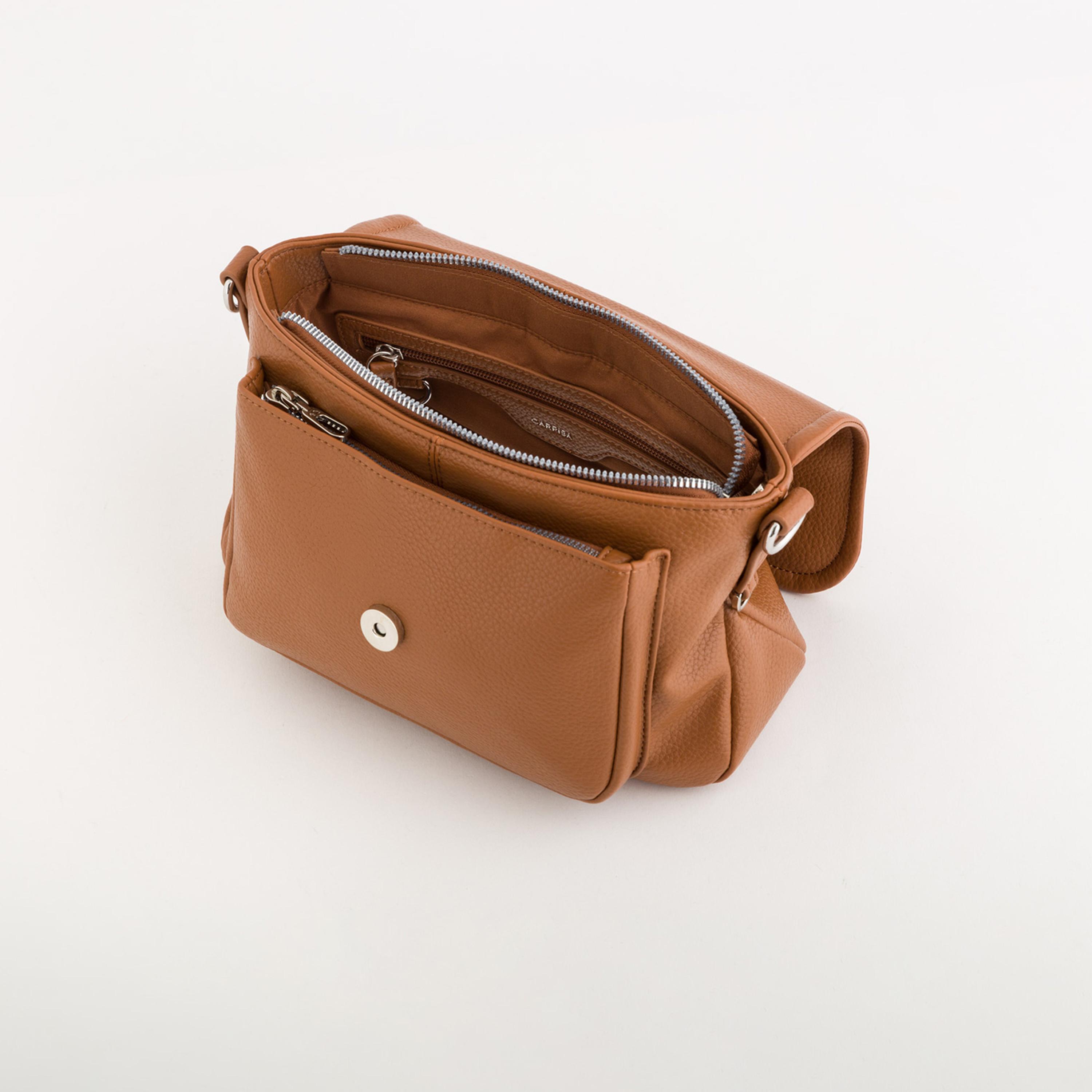Carpisa Ester Textured Crossbody Bag with Zipper closure and Detachable Strap | 25.5 X 8 X 16 CM-women-bagsandwallets-handbags-image-4