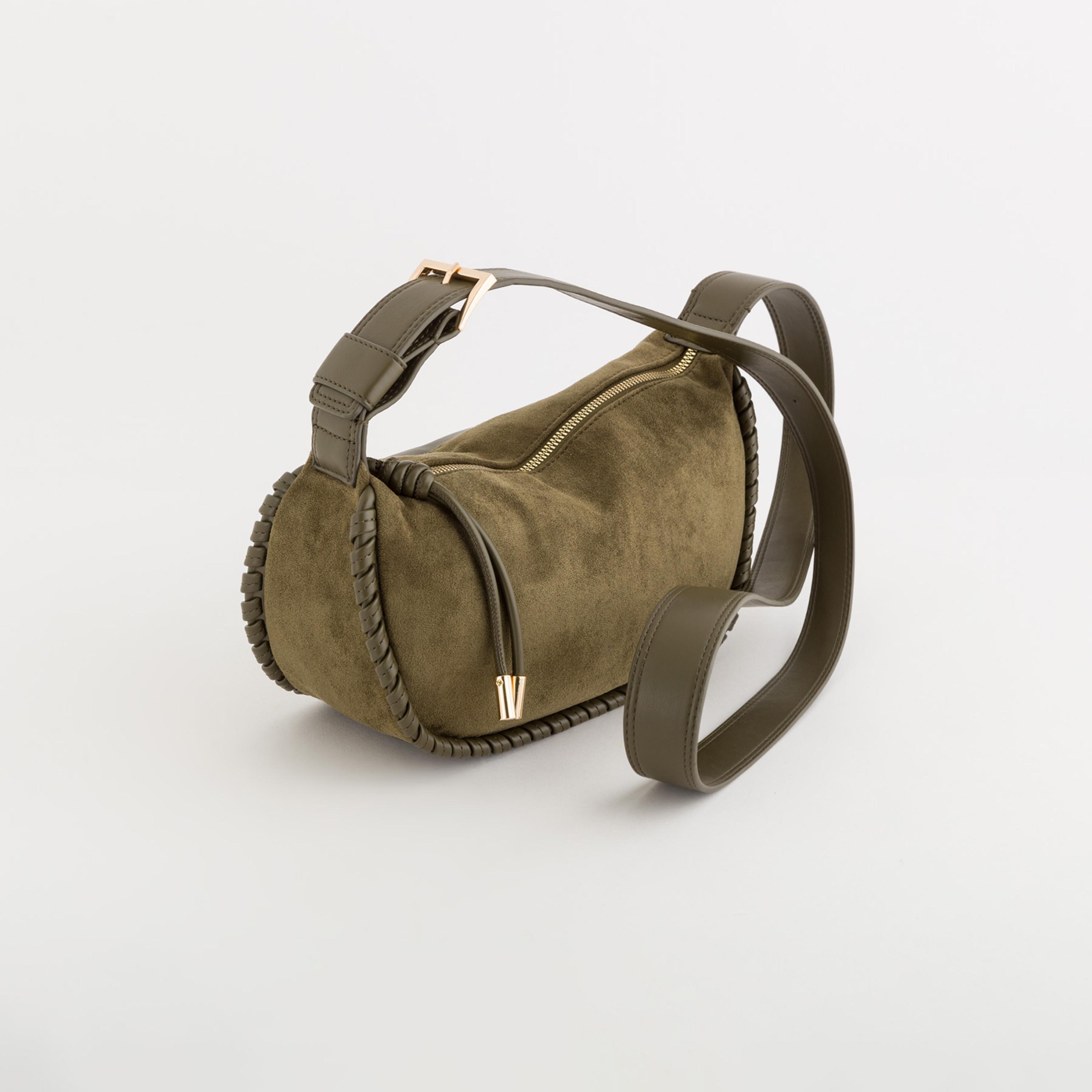 Carpisa Mandorlo Textured Crossbody Bag with Zipper closure and Adjustable Strap | 27 X 10 X 18 CM-women-bagsandwallets-handbags-image-1