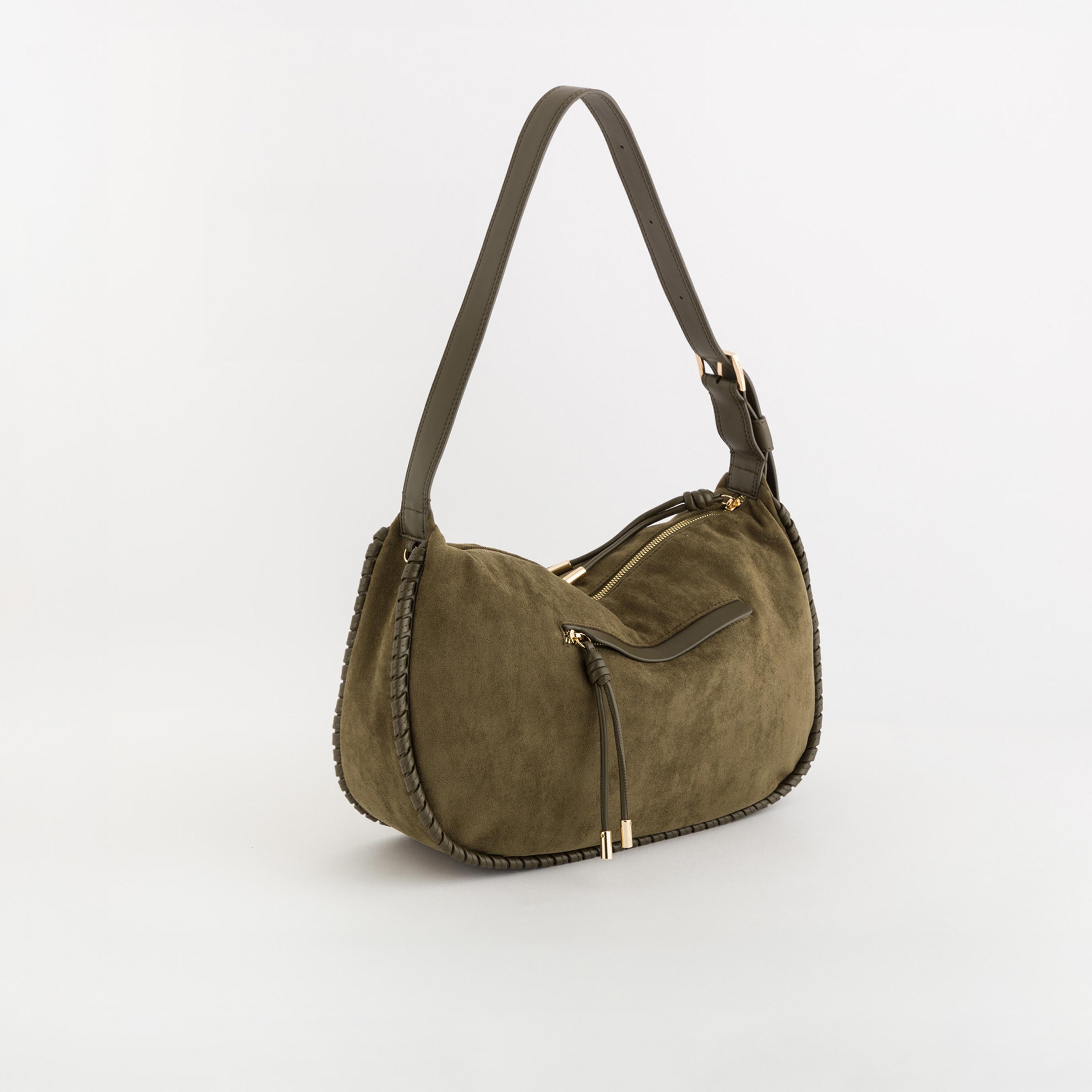 Carpisa Mandorlo Textured Shoulder Bag with Zipper closure and Adjustable Strap | 42 X 10 X 29 CM-women-bagsandwallets-handbags-image-3