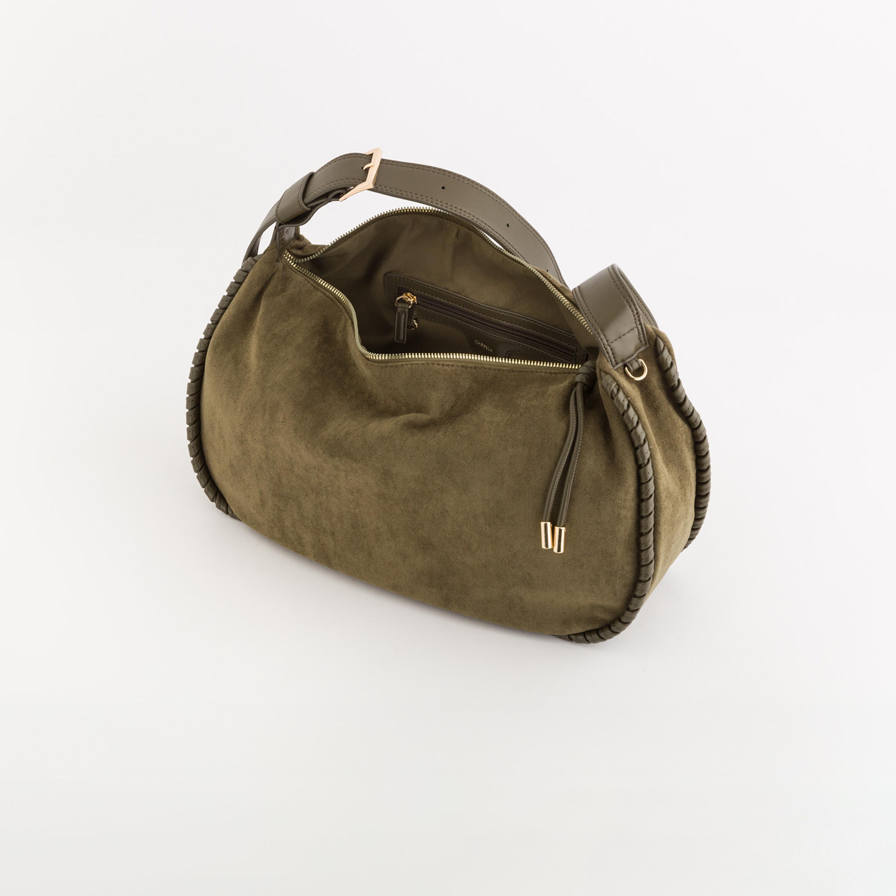 Carpisa Mandorlo Textured Shoulder Bag with Zipper closure and Adjustable Strap | 42 X 10 X 29 CM-women-bagsandwallets-handbags-image-4