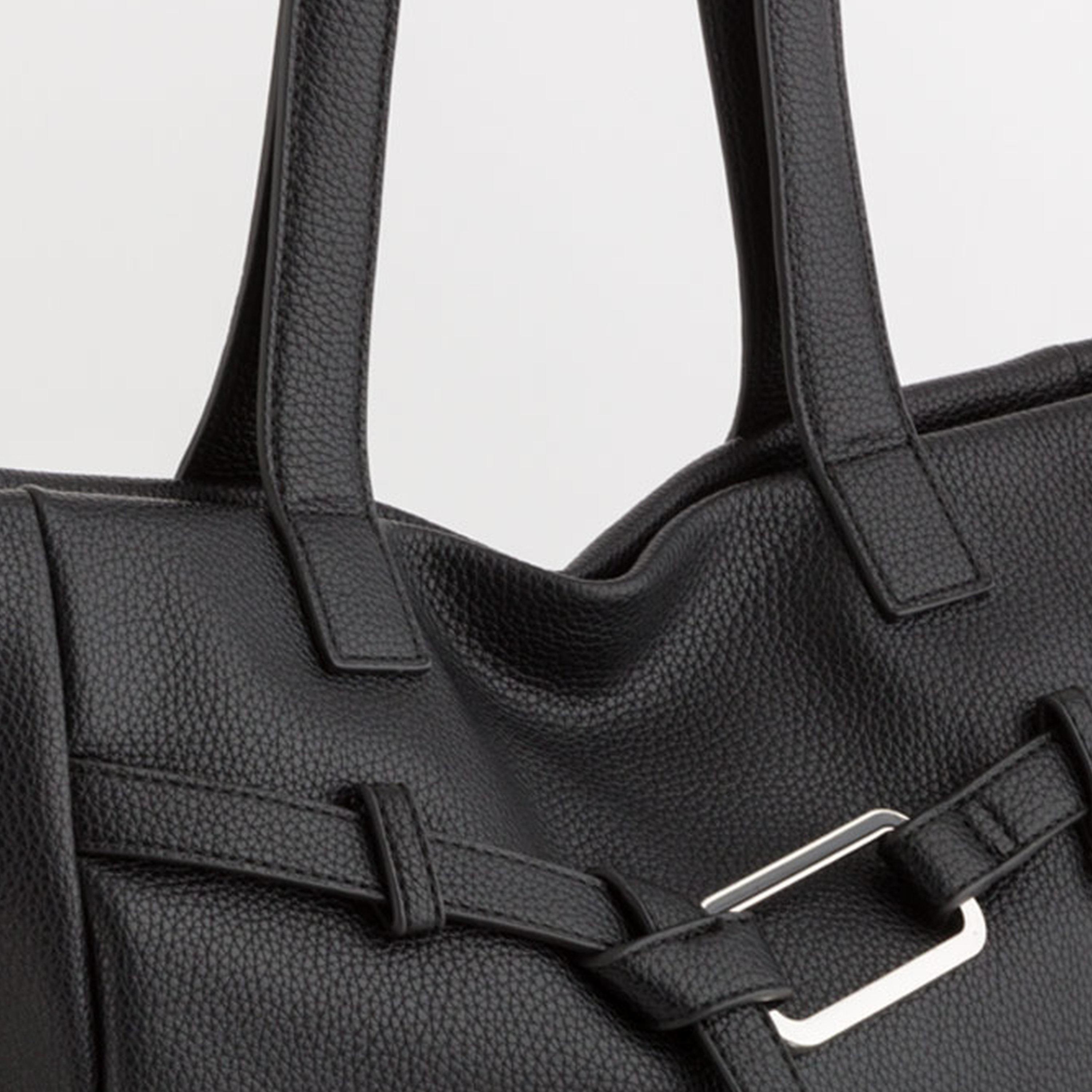 Carpisa Calendula Textured Double Handle Tote Bag with Zipper closure and Detachable Strap | 31 X 12 X 31 CM-women-bagsandwallets-handbags-image-5