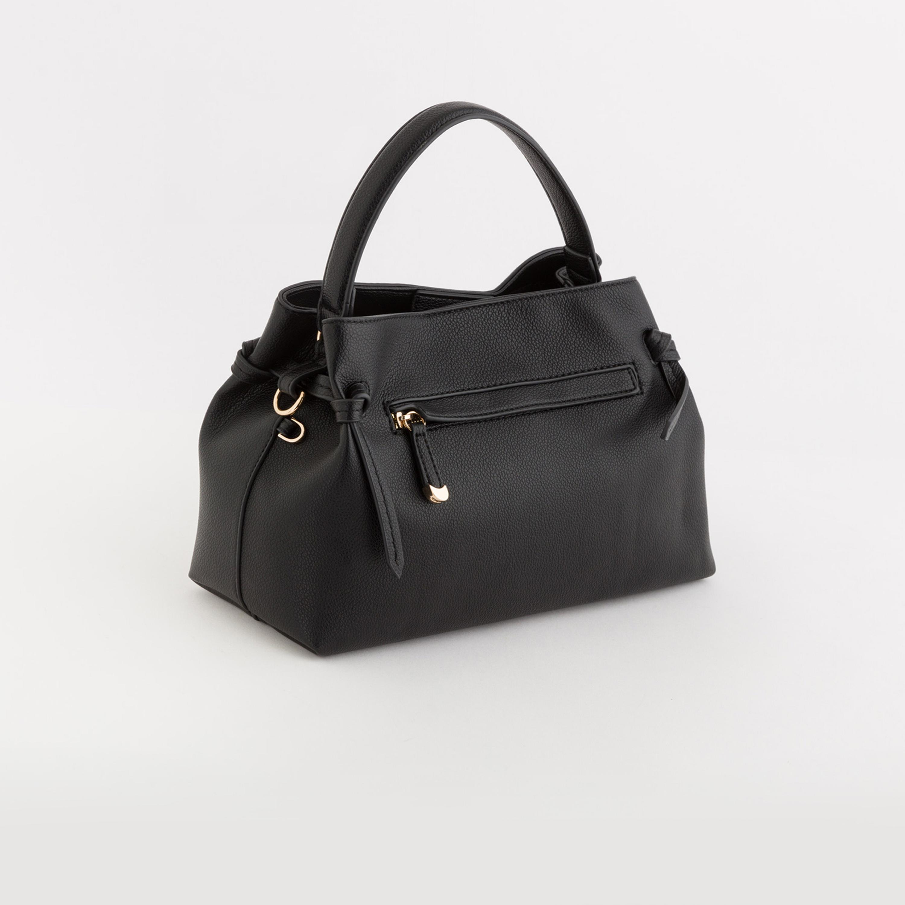 Carpisa Ulivo Textured Top Handle Satchel Bag with Clip closure and Detachable Strap | 32 X 11 X 20 CM-women-bagsandwallets-handbags-image-3