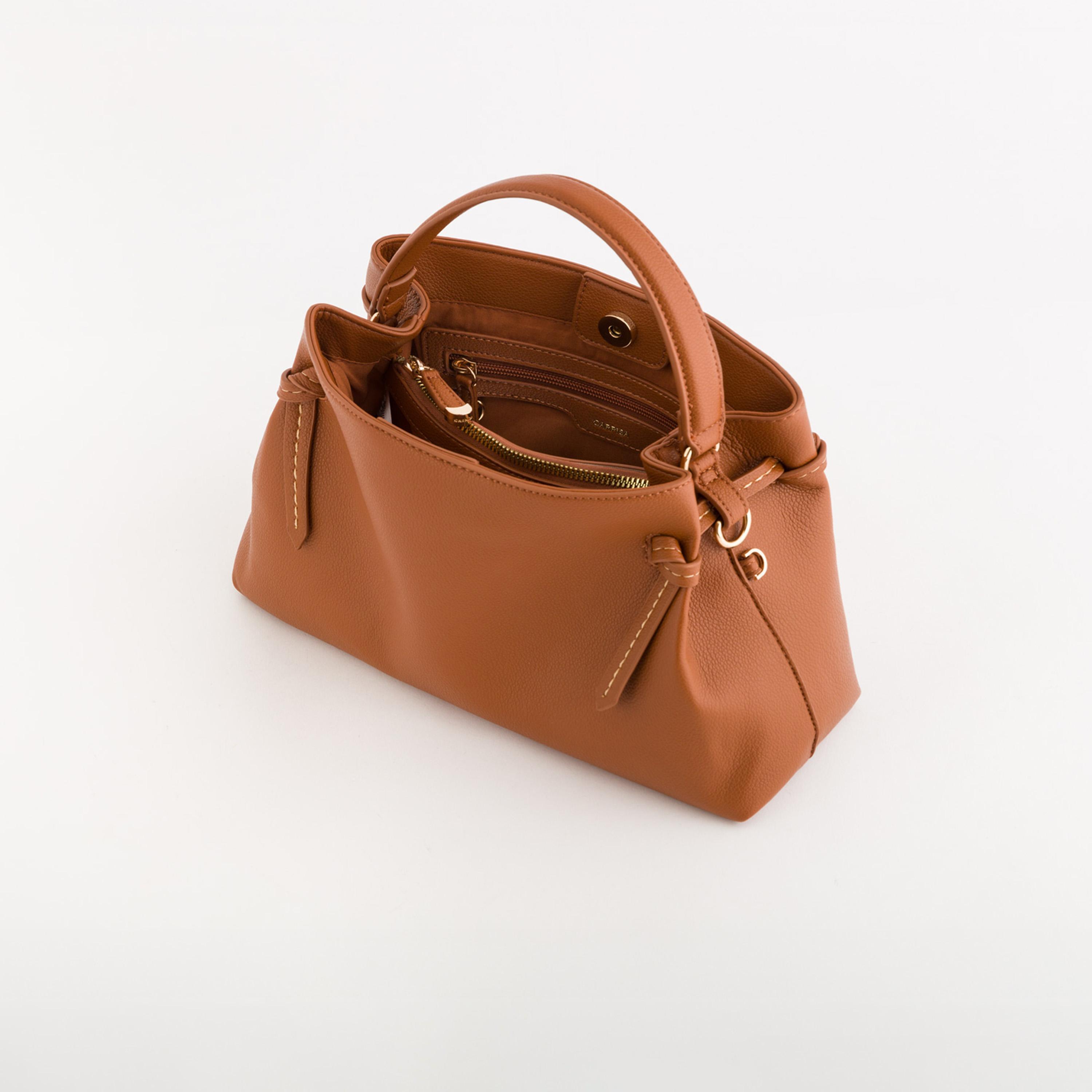 Carpisa Ulivo Textured Top Handle Satchel Bag with Clip closure and Detachable Strap | 32 X 11 X 20 CM-women-bagsandwallets-handbags-image-4