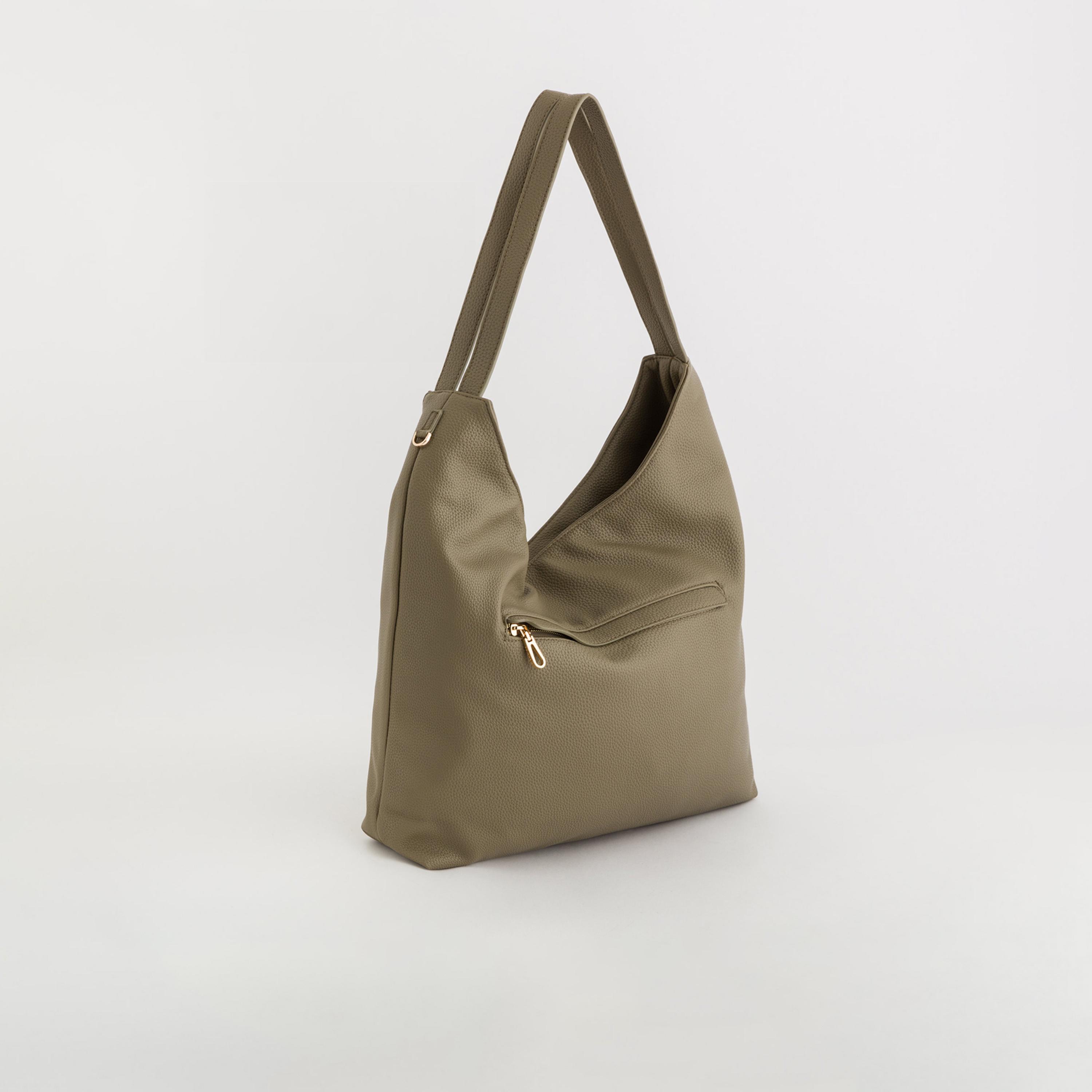 Carpisa Calipso V2 Textured Double Handle Hobo Bag with Zipper closure | 40 X 9 X 38 CM-women-bagsandwallets-handbags-image-3