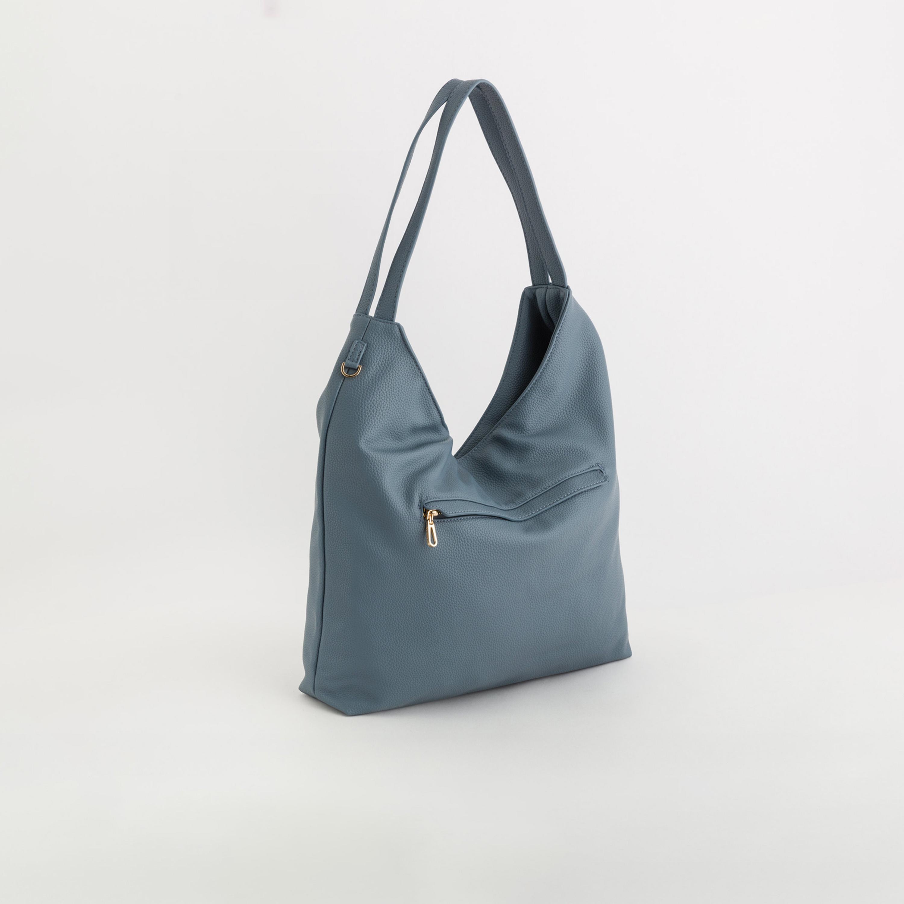 Carpisa Calipso V2 Textured Double Handle Hobo Bag with Zipper closure | 40 X 9 X 38 CM-women-bagsandwallets-handbags-image-3