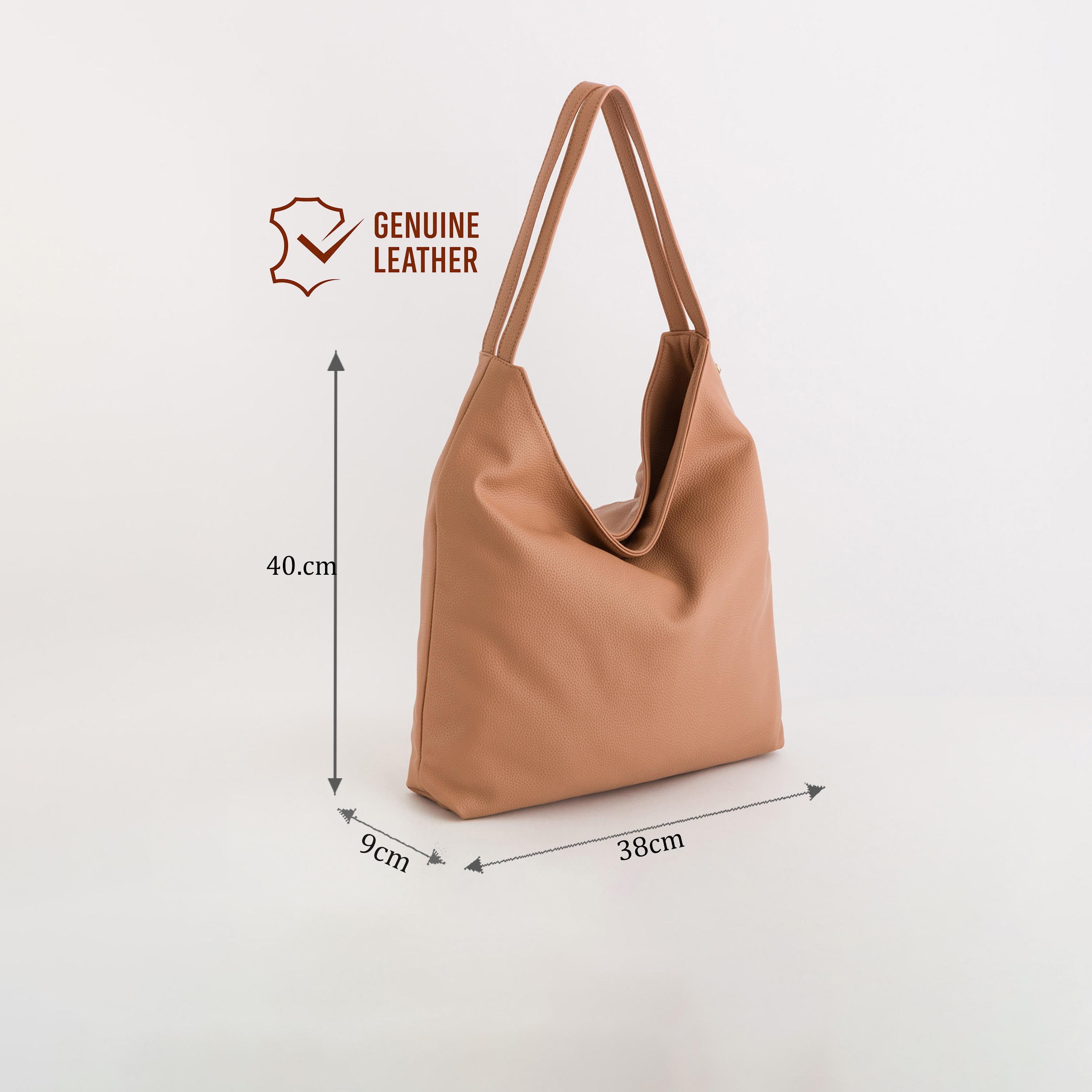 Carpisa Calipso V2 Textured Double Handle Hobo Bag with Zipper closure | 40 X 9 X 38 CM-women-bagsandwallets-handbags-image-2