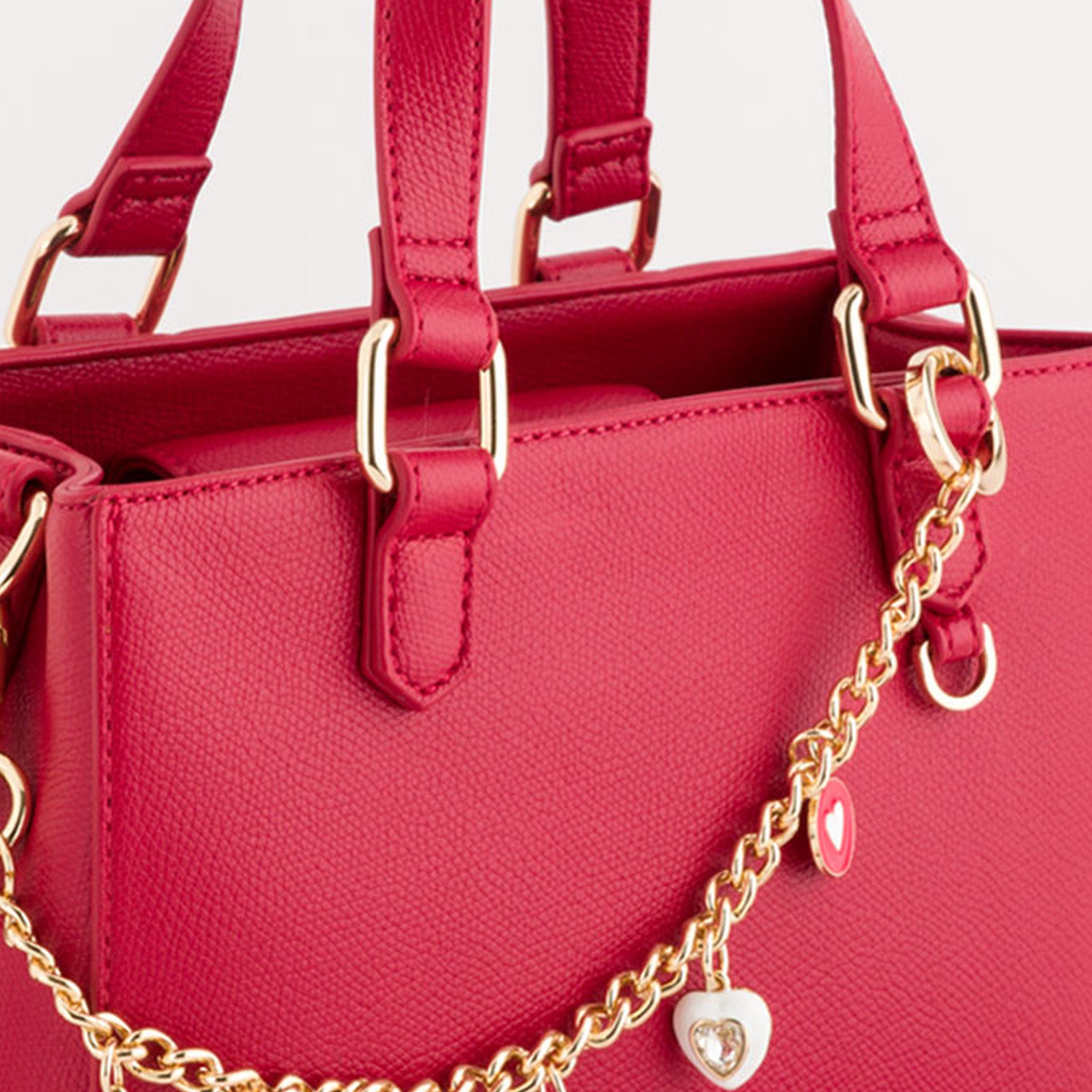 Carpisa Viola V3 Embellishment Double Handle Satchel Bag with Zipper closure and Detachable Strap | 24 X 11.5 X 17 CM-women-bagsandwallets-handbags-image-5