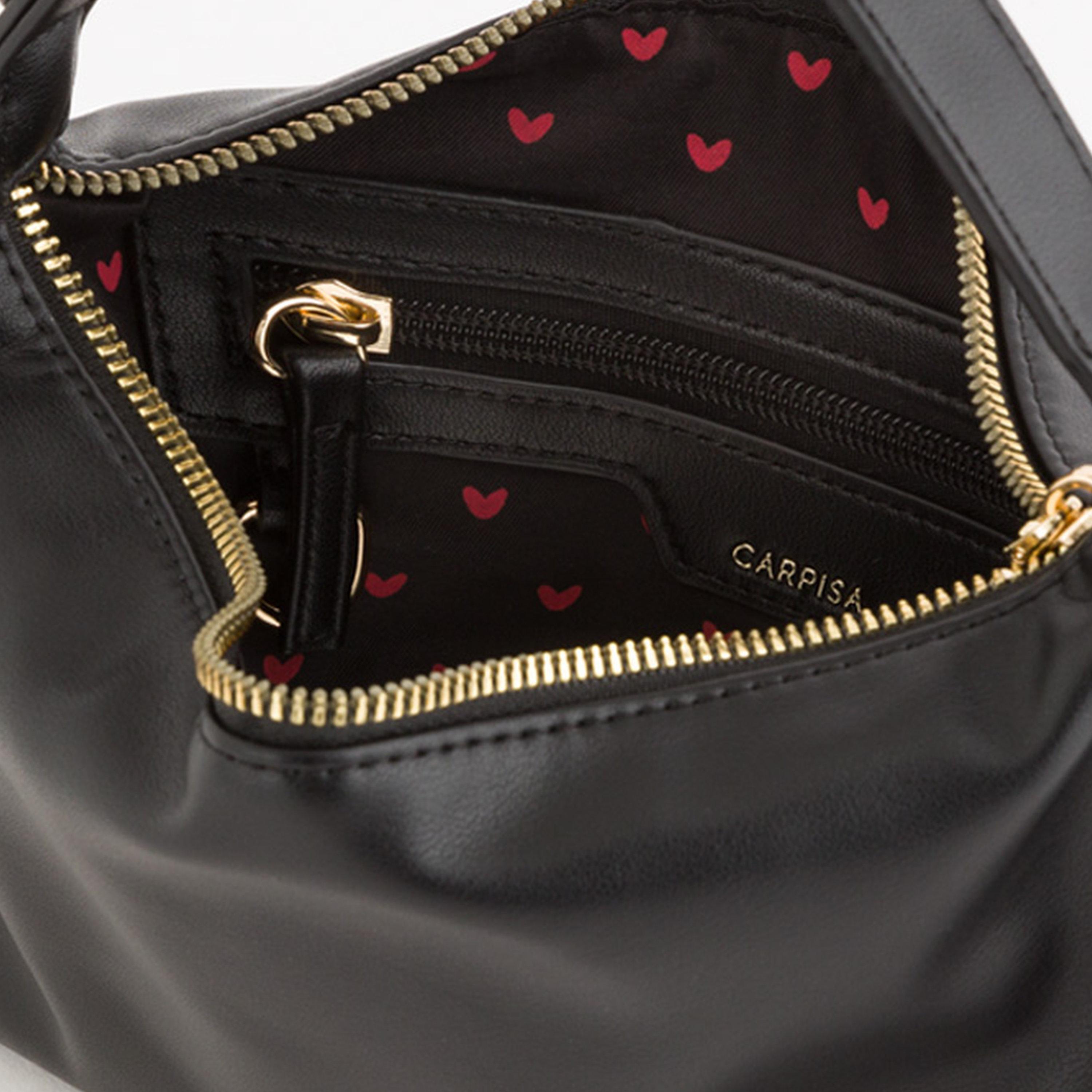 Carpisa Dafne Plain Top Handle Crossbody Bag with Zipper closure and Detachable Strap | 25 X 2.5 X 14.5 CM-women-bagsandwallets-handbags-image-4