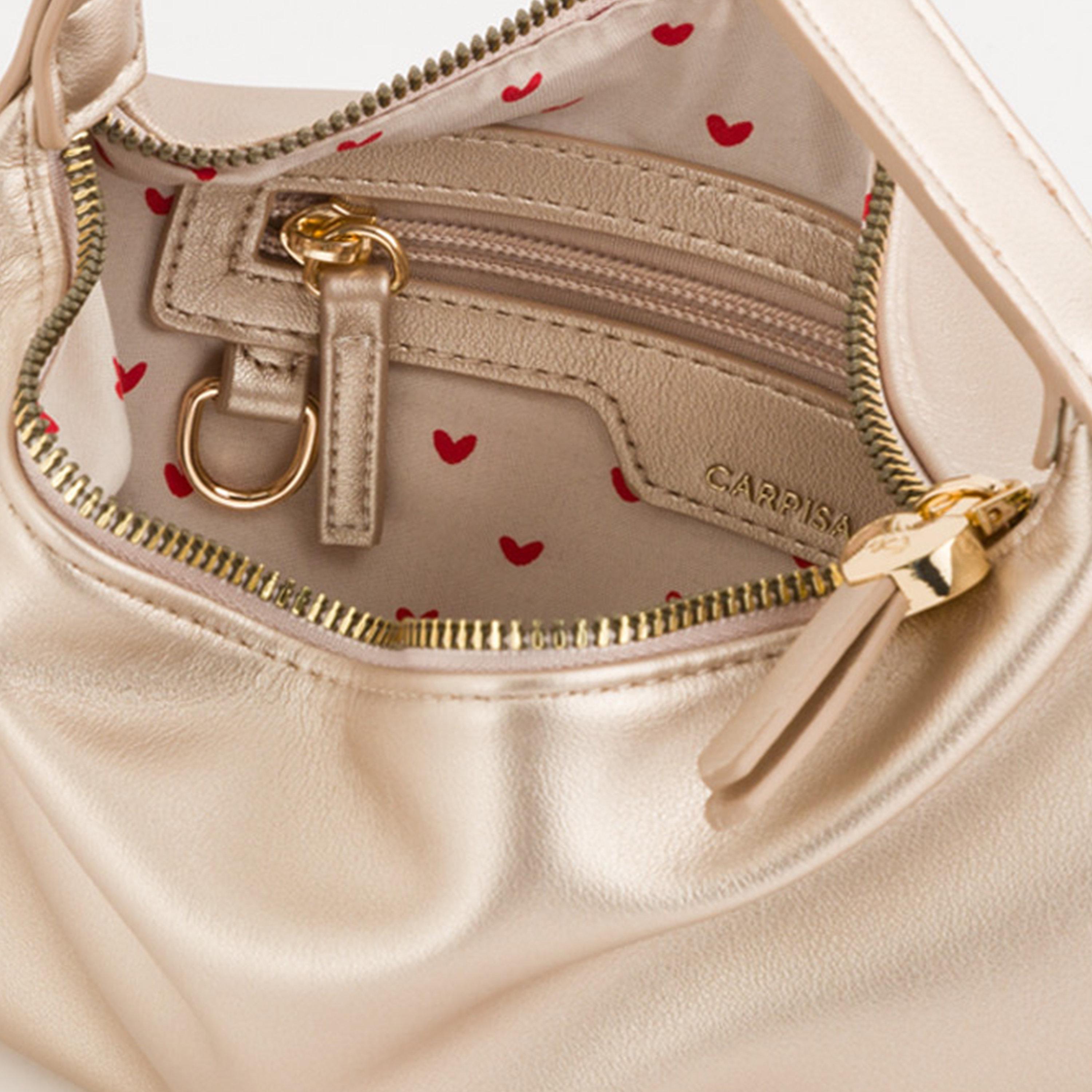 Carpisa Dafne Plain Top Handle Crossbody Bag with Zipper closure and Detachable Strap | 25 X 2.5 X 14.5 CM-women-bagsandwallets-handbags-image-4