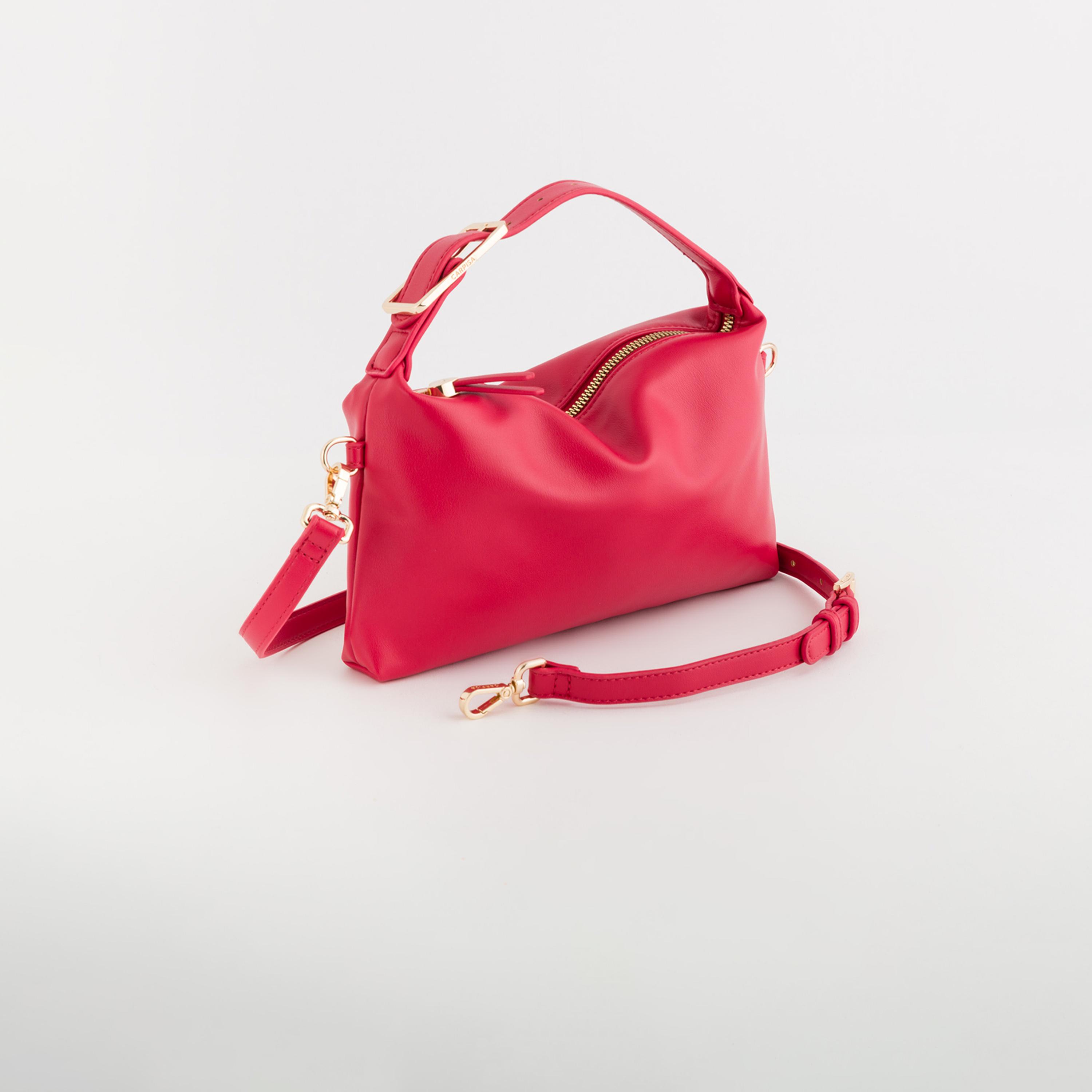 Carpisa Dafne Plain Top Handle Crossbody Bag with Zipper closure and Detachable Strap | 25 X 2.5 X 14.5 CM-women-bagsandwallets-handbags-image-1