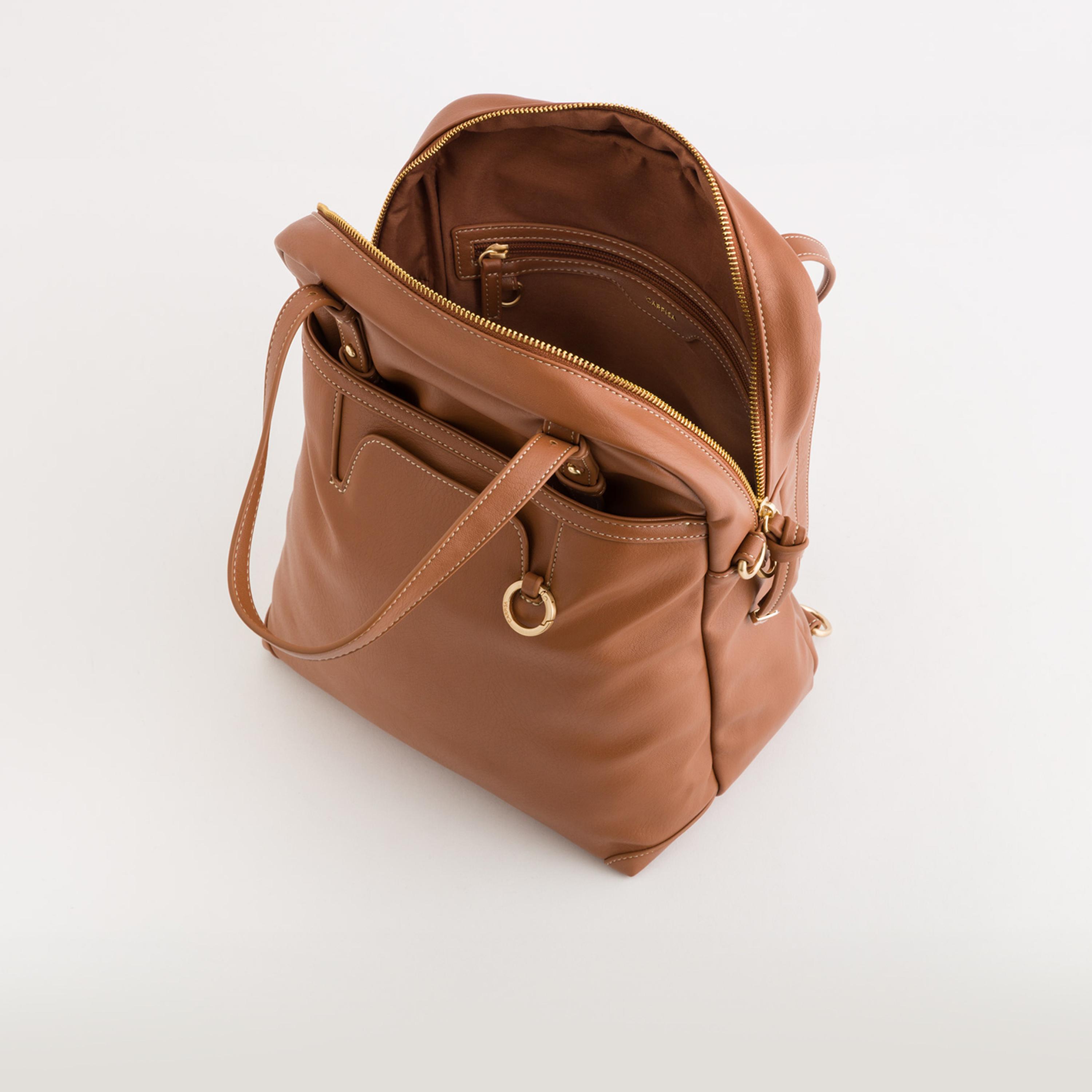 Carpisa | 12.8 Inches Backpack, Polyurethane, Adjustable Strap | BSD1570344621001-travel-luggagesandbags-backpacks-image-4