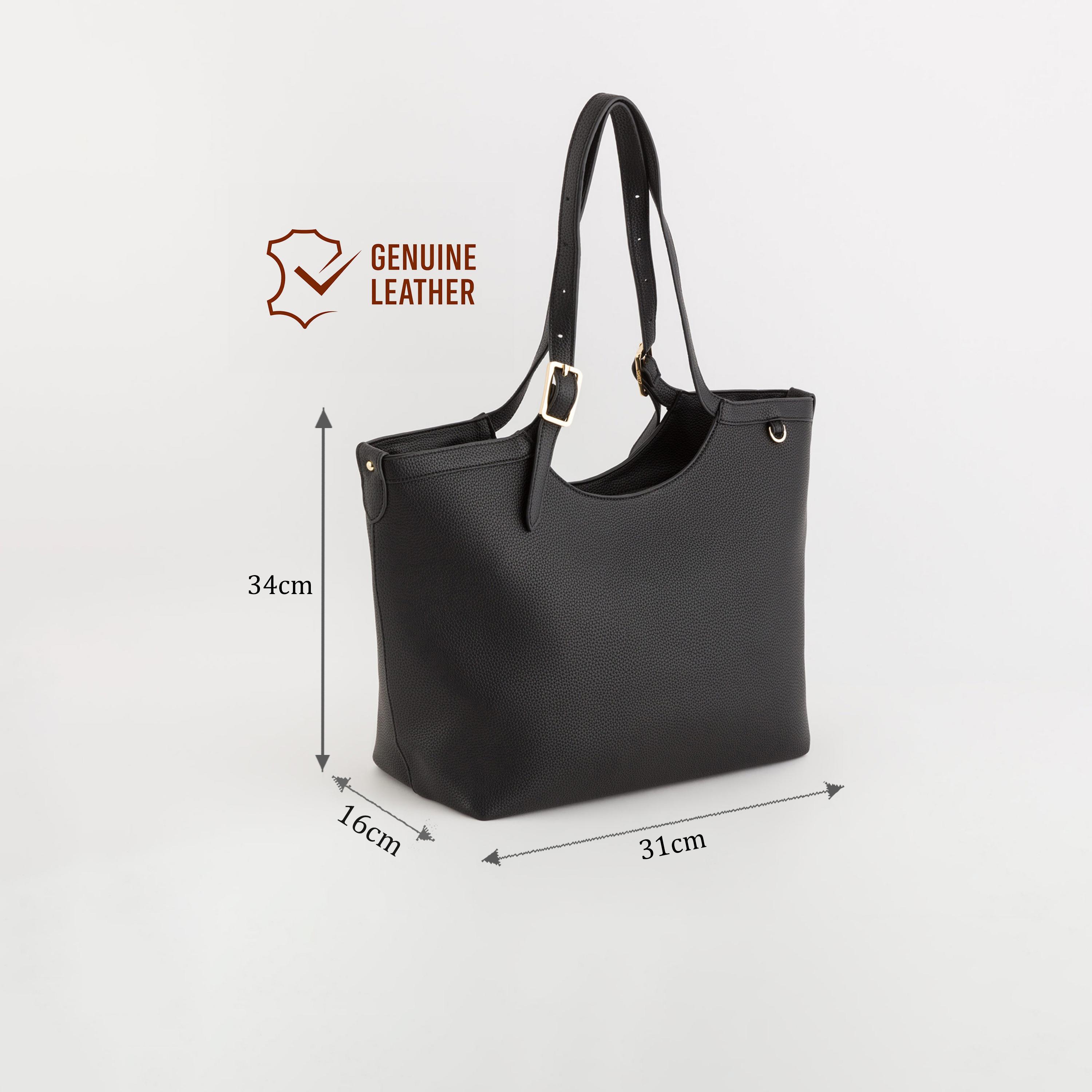 Carpisa Rosa V2 Textured Double Handle Tote Bag with Zipper closure | 34 X 16 X 31 CM-women-bagsandwallets-handbags-image-2