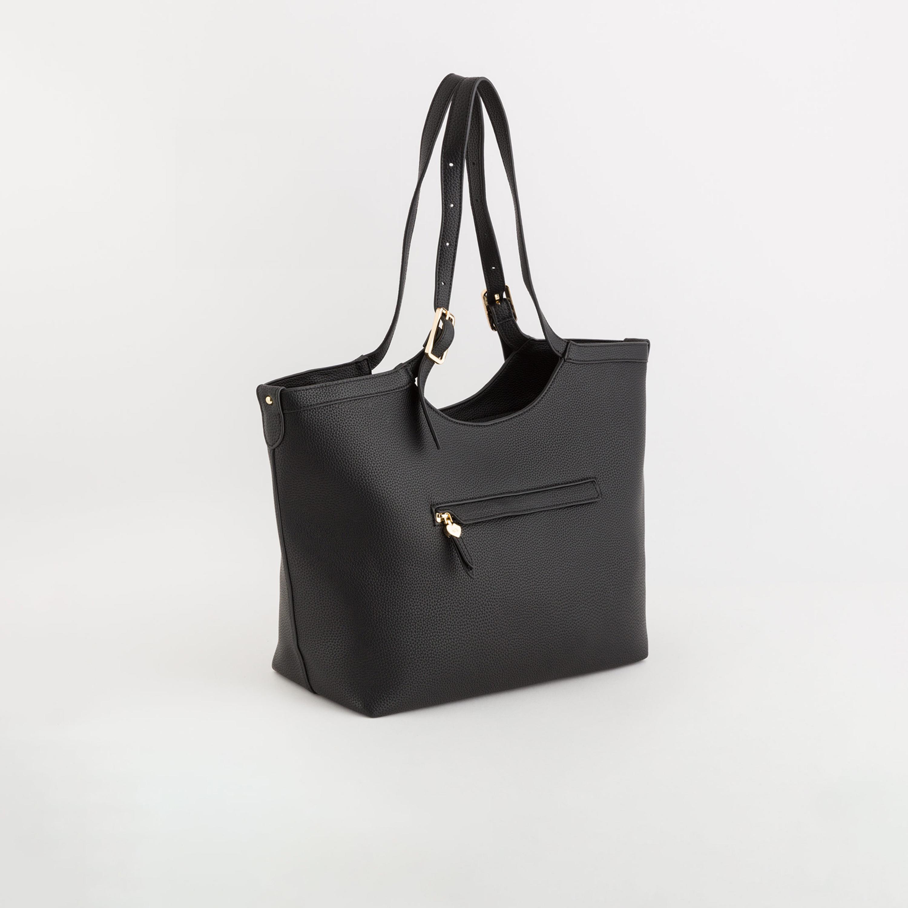 Carpisa Rosa V2 Textured Double Handle Tote Bag with Zipper closure | 34 X 16 X 31 CM-women-bagsandwallets-handbags-image-3