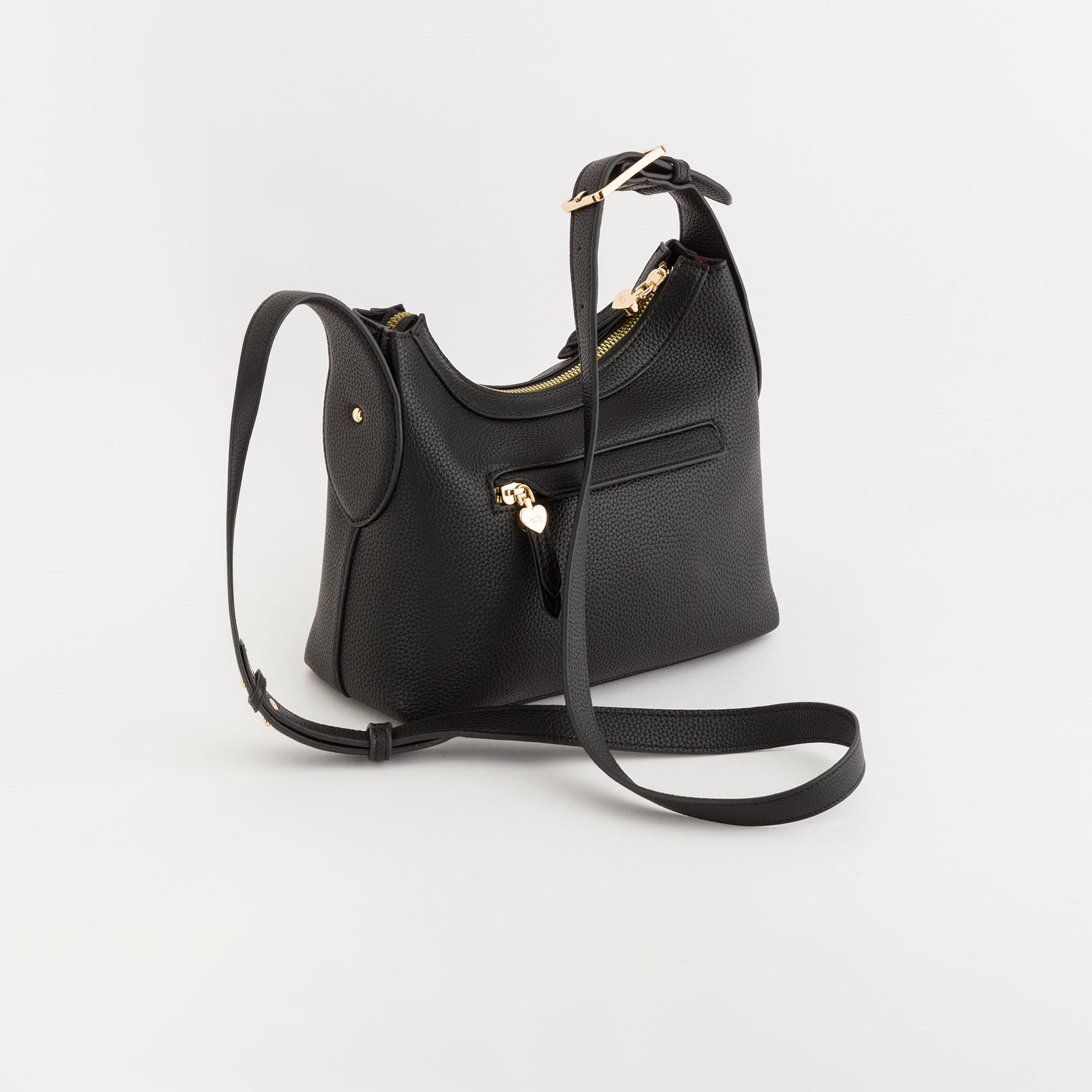 كاربيسا - شنطة خصر روزا في2 ملمس مميز سحاب إغلاق وحزام قابل للتعديل | 24 × 10 × 19 سم-women-bagsandwallets-handbags-image-3