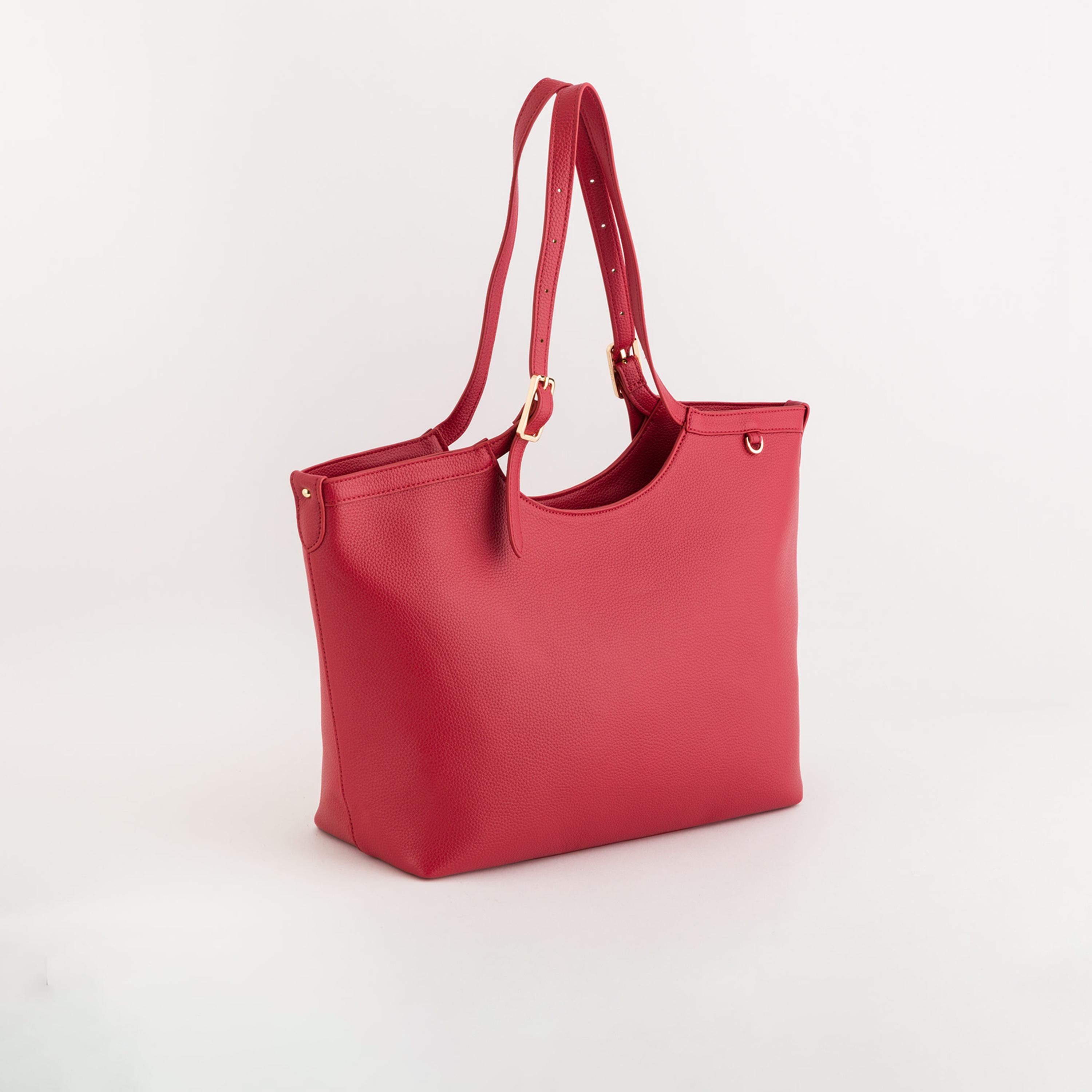 كاربيسا - شنطة تسوق روزا في2 مقبضين مزخرفين وإغلاق بسحاب | 34 × 16 × 31 سم-women-bagsandwallets-handbags-image-1