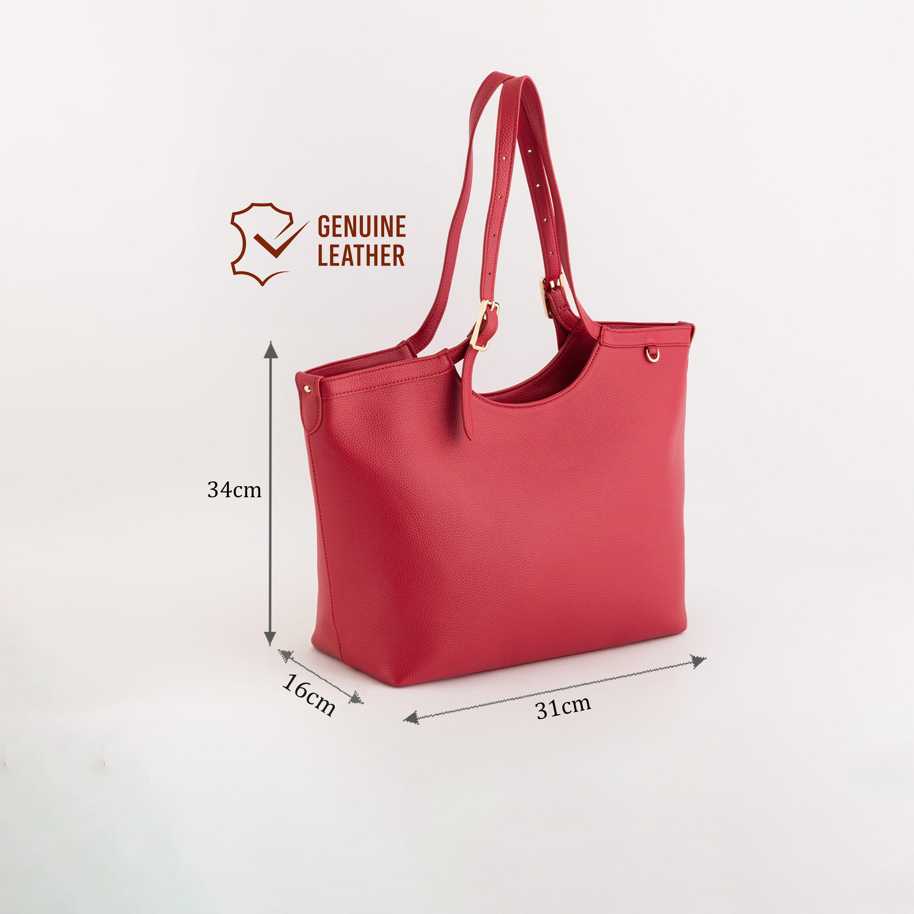 Carpisa Rosa V2 Textured Double Handle Tote Bag with Zipper closure | 34 X 16 X 31 CM-women-bagsandwallets-handbags-image-2