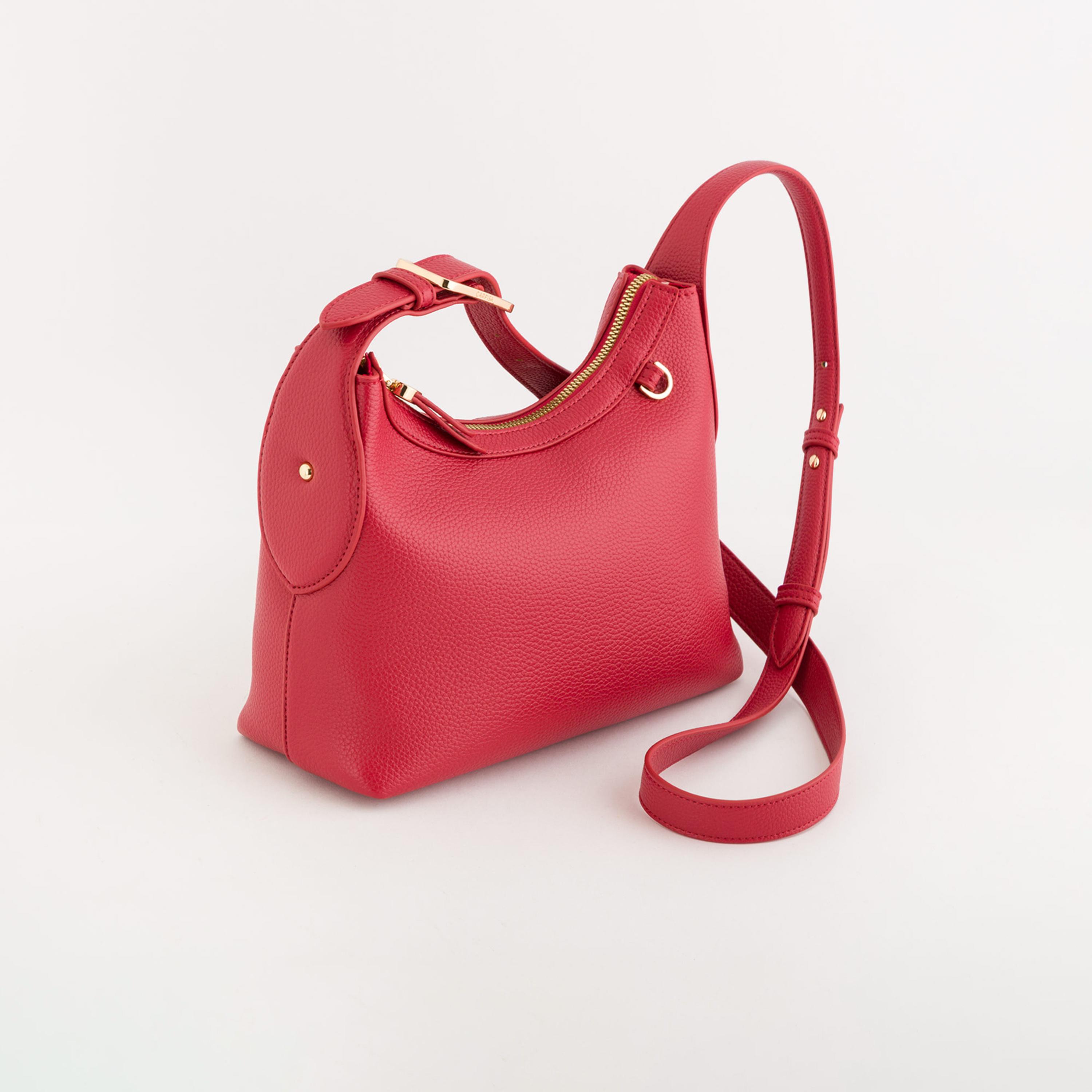 Carpisa Rosa V2 Textured Waist Bag with Zipper closure and Adjustable Strap | 24 X 10 X 19 CM-women-bagsandwallets-handbags-image-1