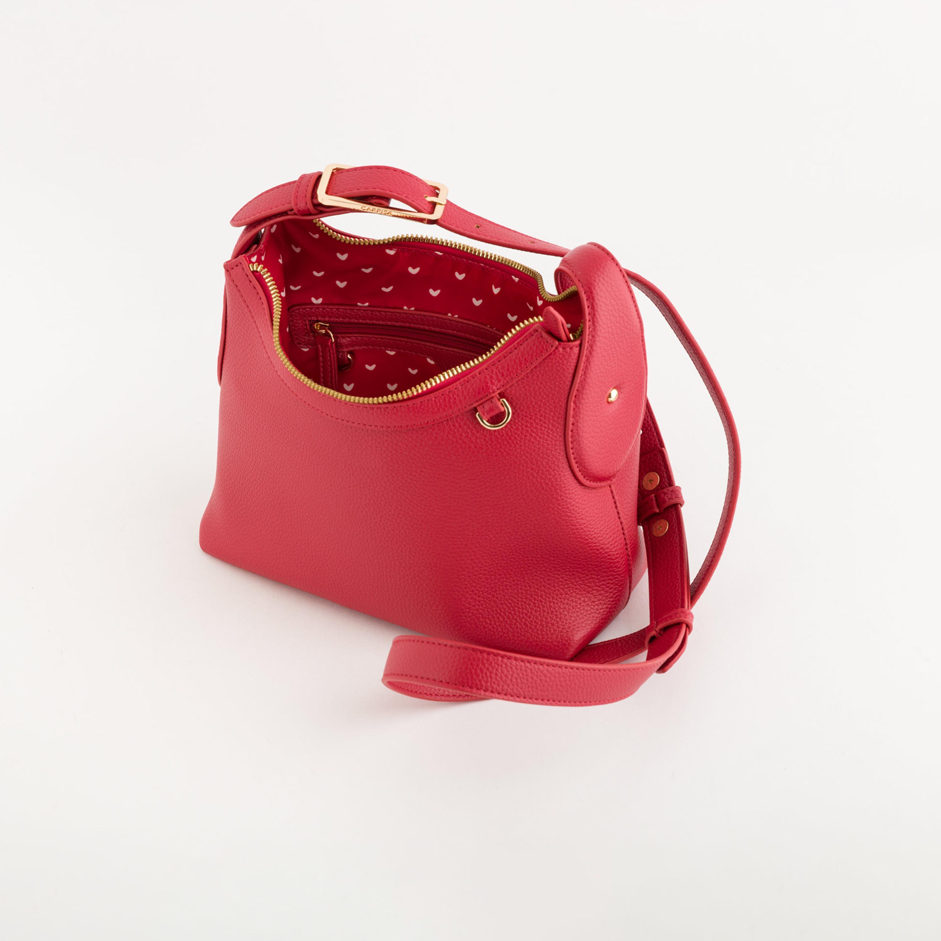 كاربيسا - شنطة خصر روزا في2 ملمس مميز سحاب إغلاق وحزام قابل للتعديل | 24 × 10 × 19 سم-women-bagsandwallets-handbags-image-4
