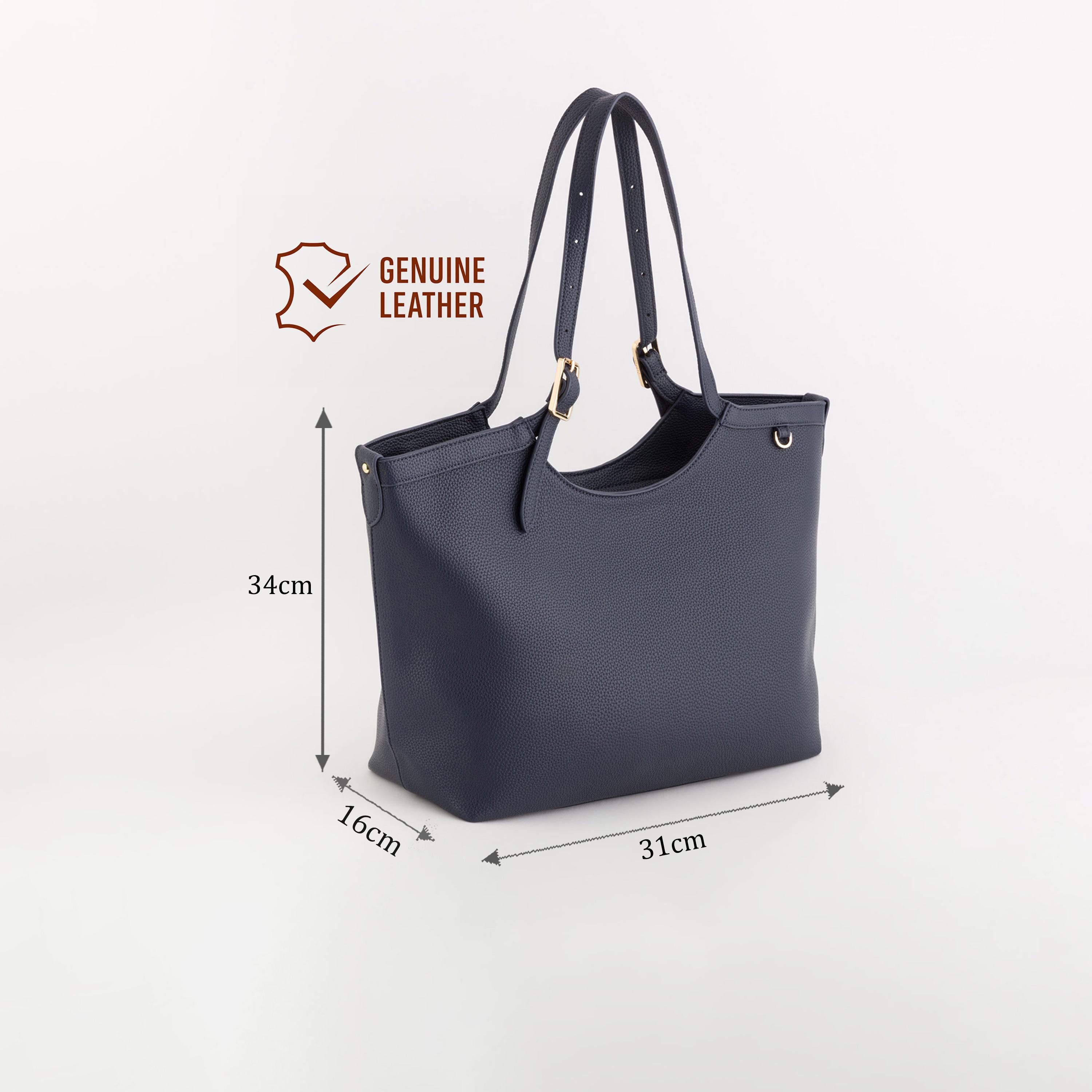 Carpisa Rosa V2 Textured Double Handle Tote Bag with Zipper closure | 34 X 16 X 31 CM-women-bagsandwallets-handbags-image-2