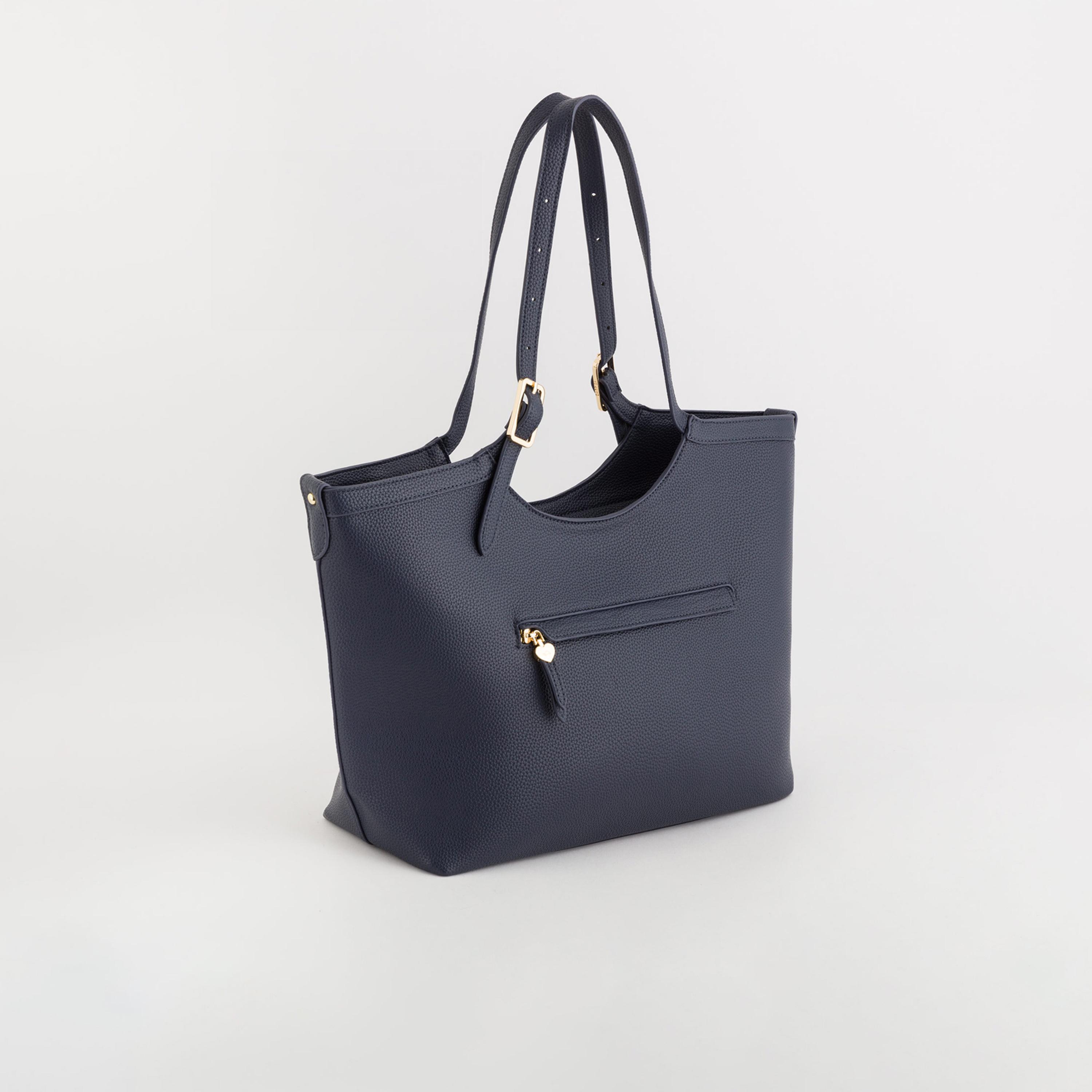 Carpisa Rosa V2 Textured Double Handle Tote Bag with Zipper closure | 34 X 16 X 31 CM-women-bagsandwallets-handbags-image-3