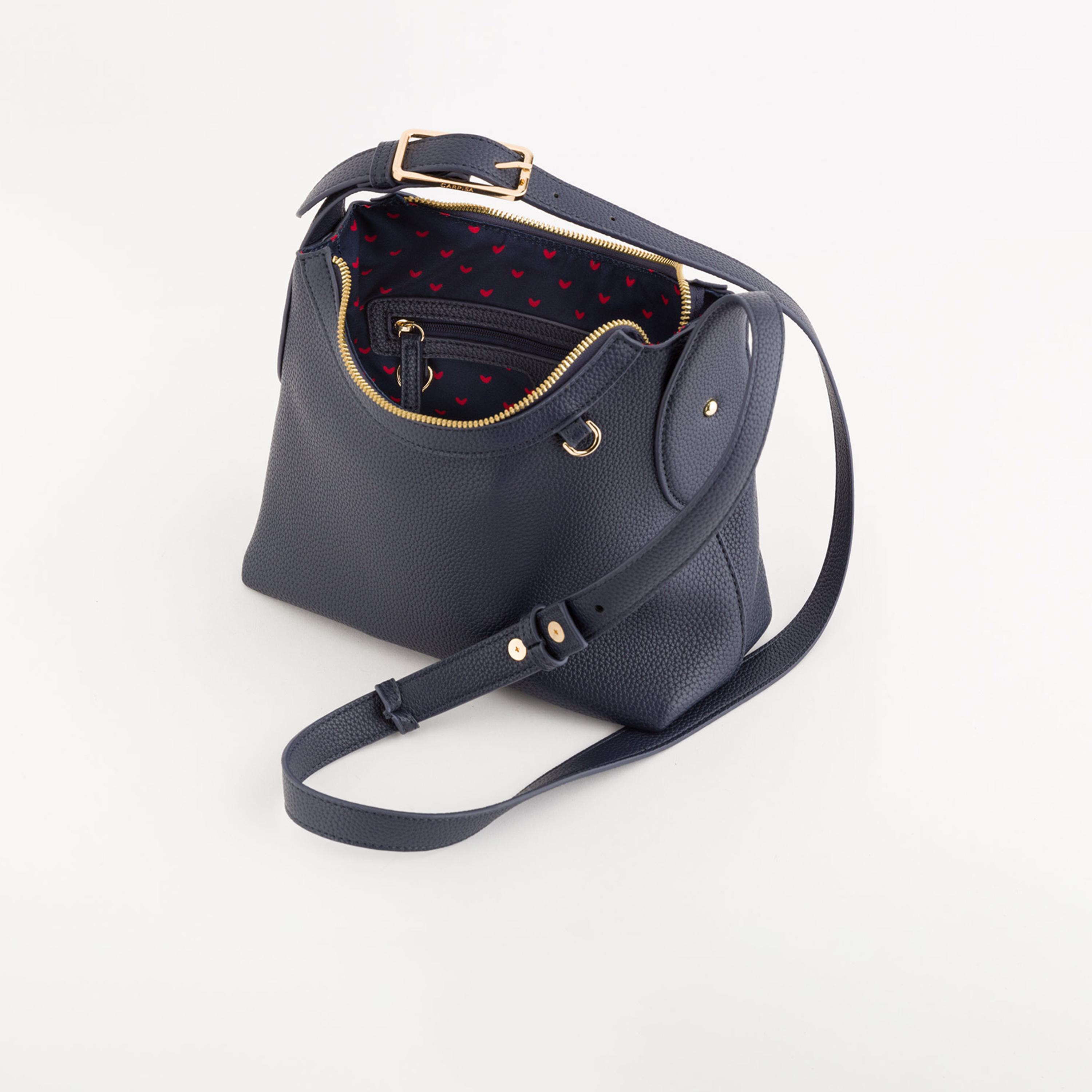 Carpisa Rosa V2 Textured Waist Bag with Zipper closure and Adjustable Strap | 24 X 10 X 19 CM-women-bagsandwallets-handbags-image-4