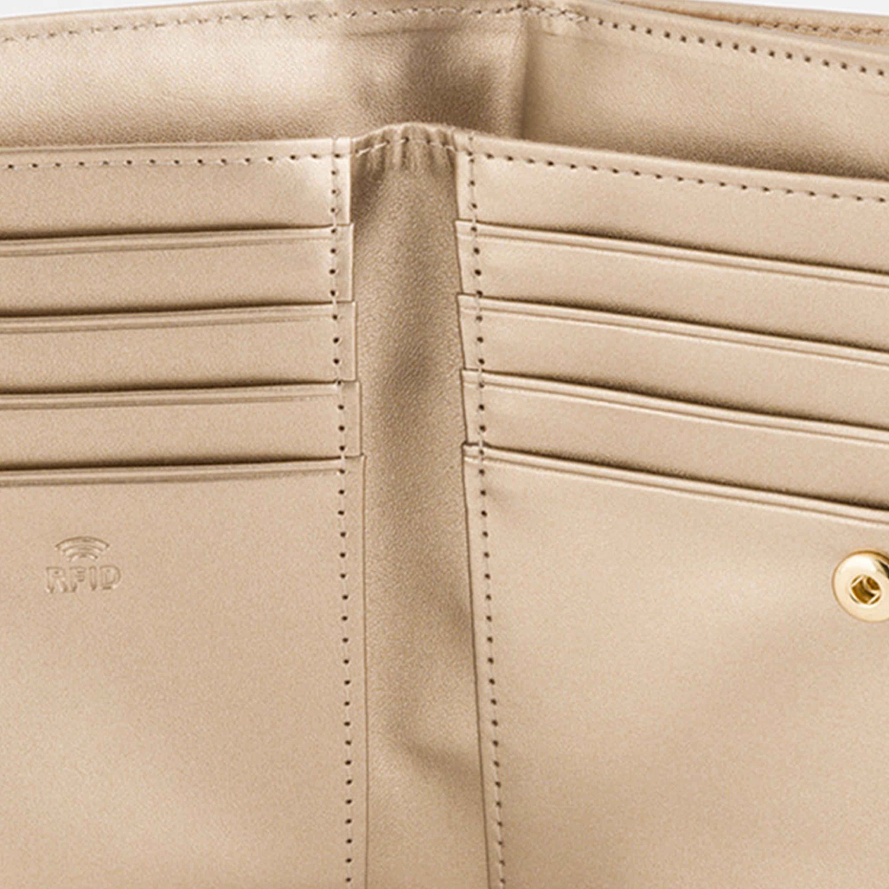 Carpisa Melissa V1 Plain Wallet with Kiss Lock closure | 14.5 X 2 X 9 CM-women-bagsandwallets-wallets-image-3
