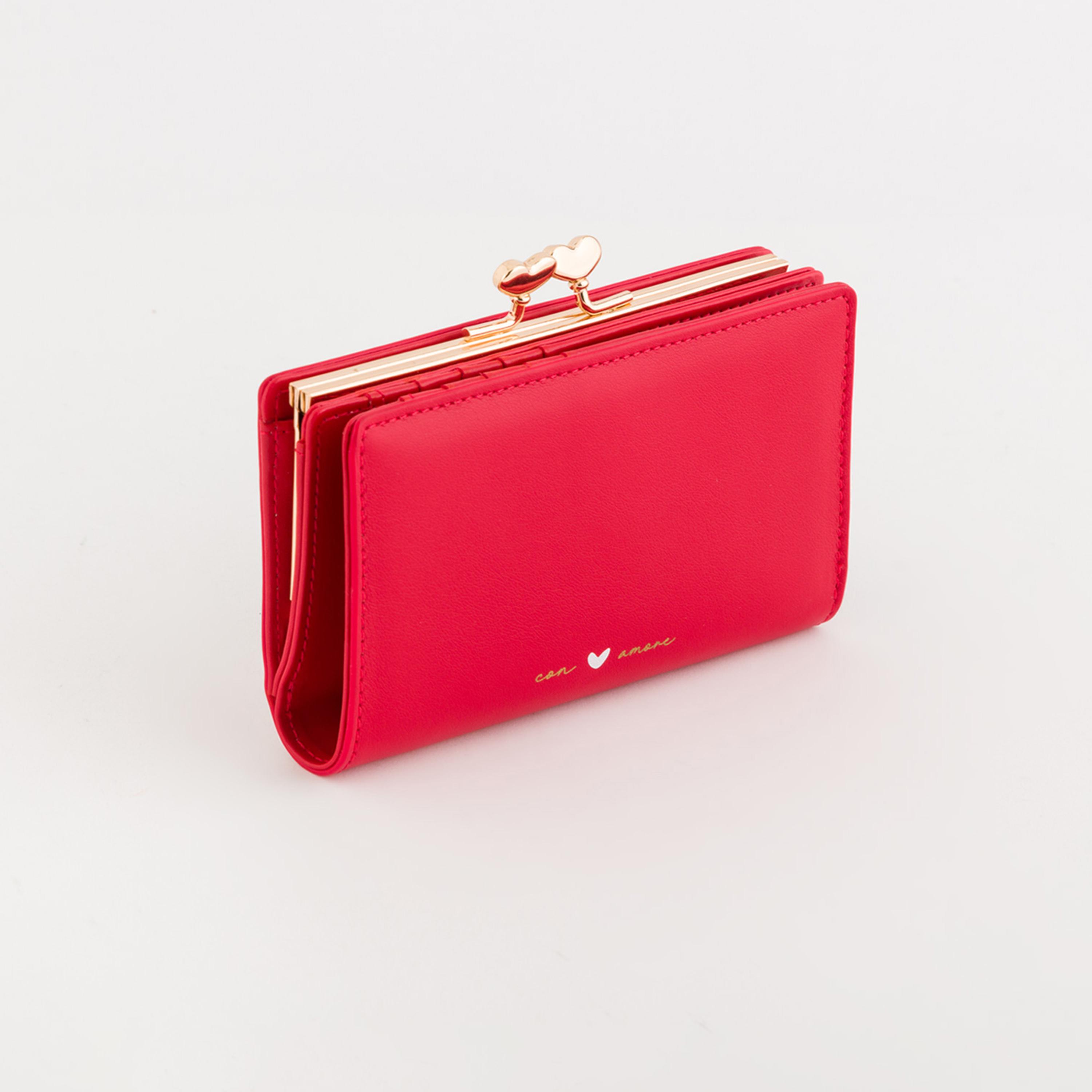 كاربيسا - محفظة ميليسا في1 سادة بإغلاق قفل كبس | 14.5 × 2 × 9 سم-women-bagsandwallets-wallets-image-1