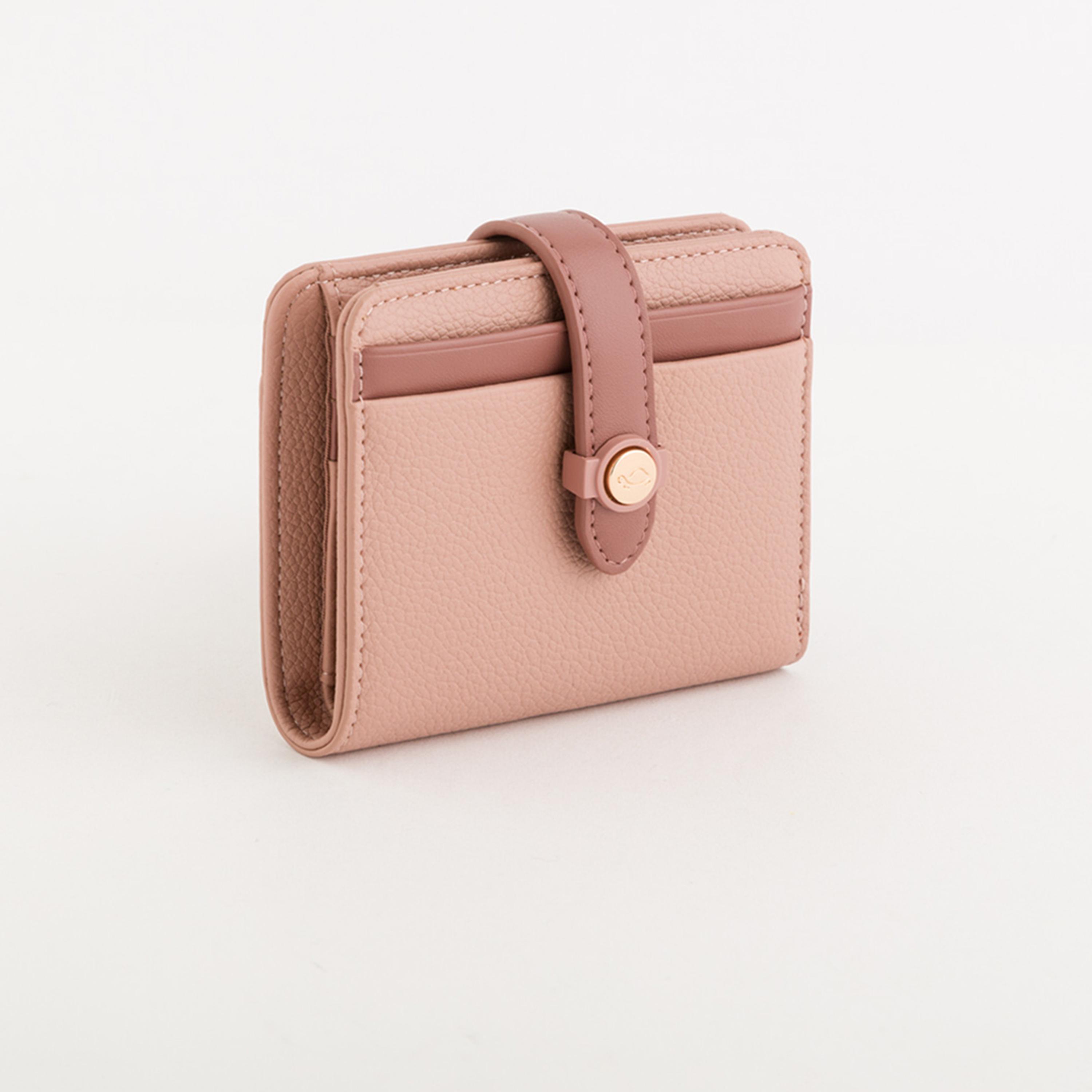 Carpisa Azalea V1 Textured Wallet with Magnetic closure | 12 X 2 X 9 CM-women-bagsandwallets-wallets-image-1