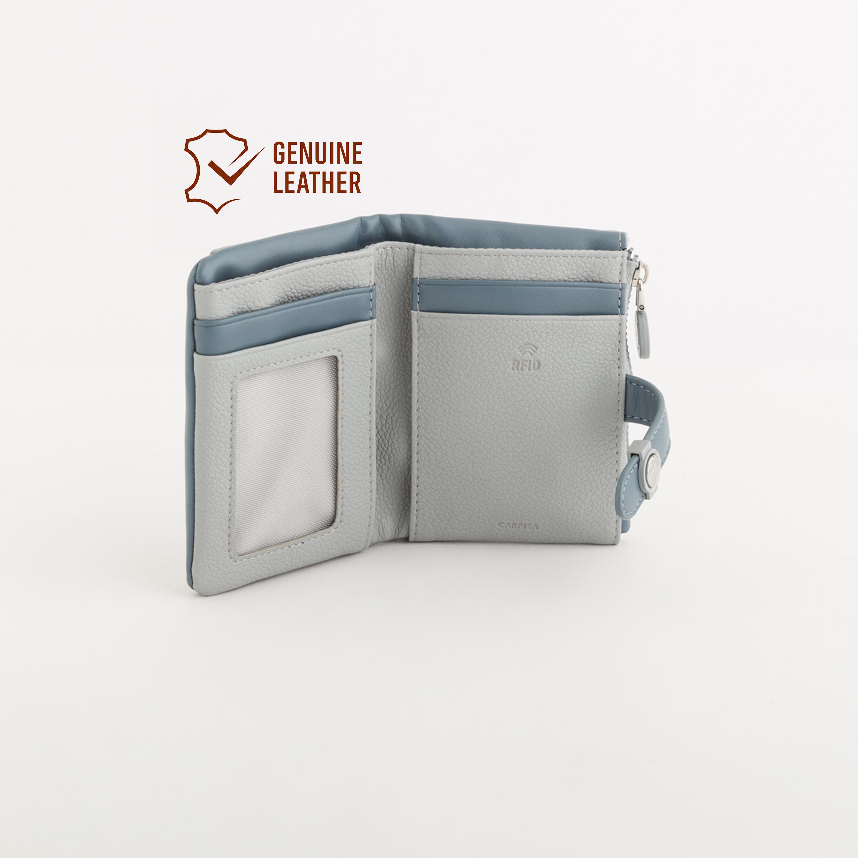 Carpisa Azalea V1 Textured Wallet with Zipper closure | 11 X 1.5 X 10 CM-women-bagsandwallets-wallets-image-2