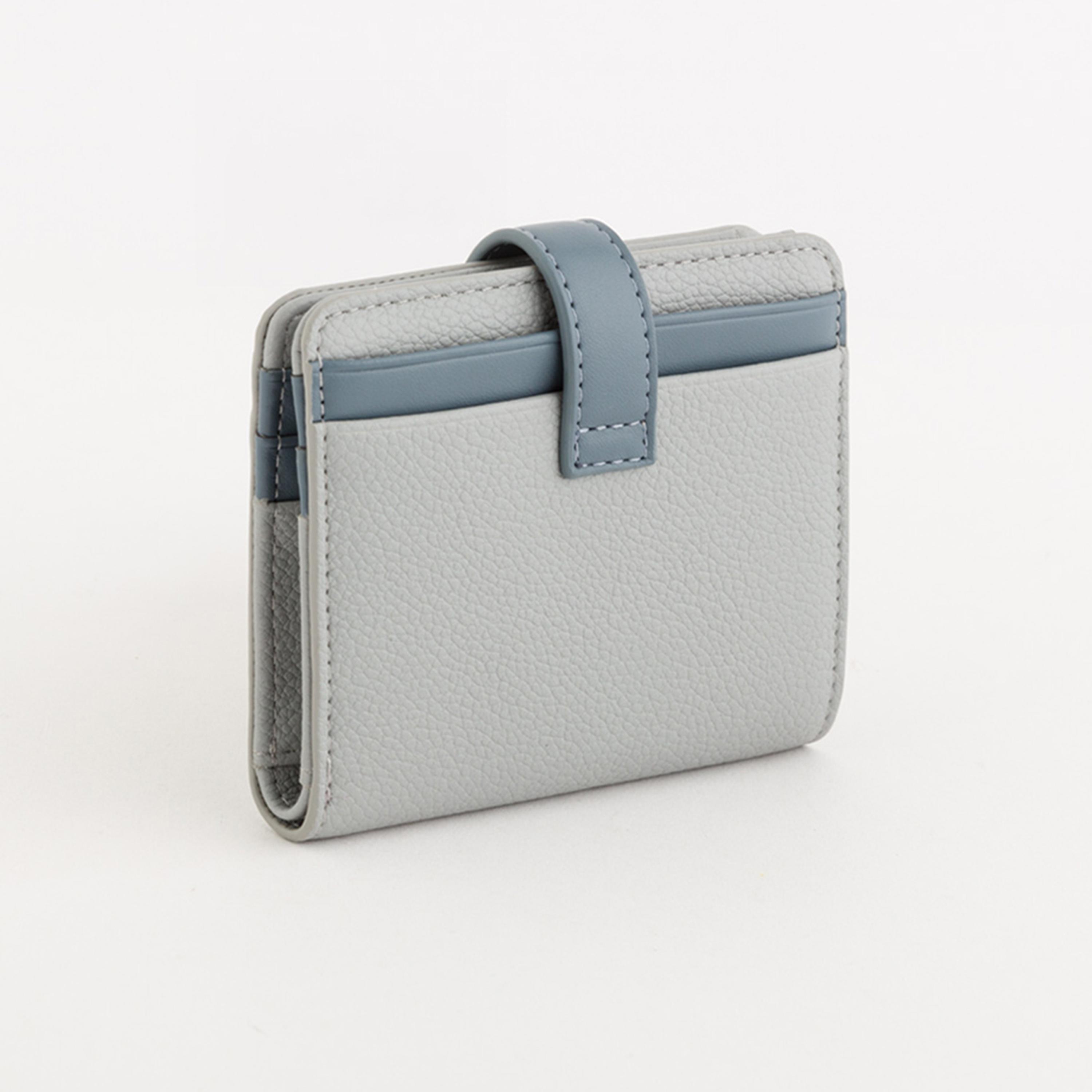 Carpisa Azalea V1 Textured Wallet with Magnetic closure | 12 X 2 X 9 CM-women-bagsandwallets-wallets-image-3