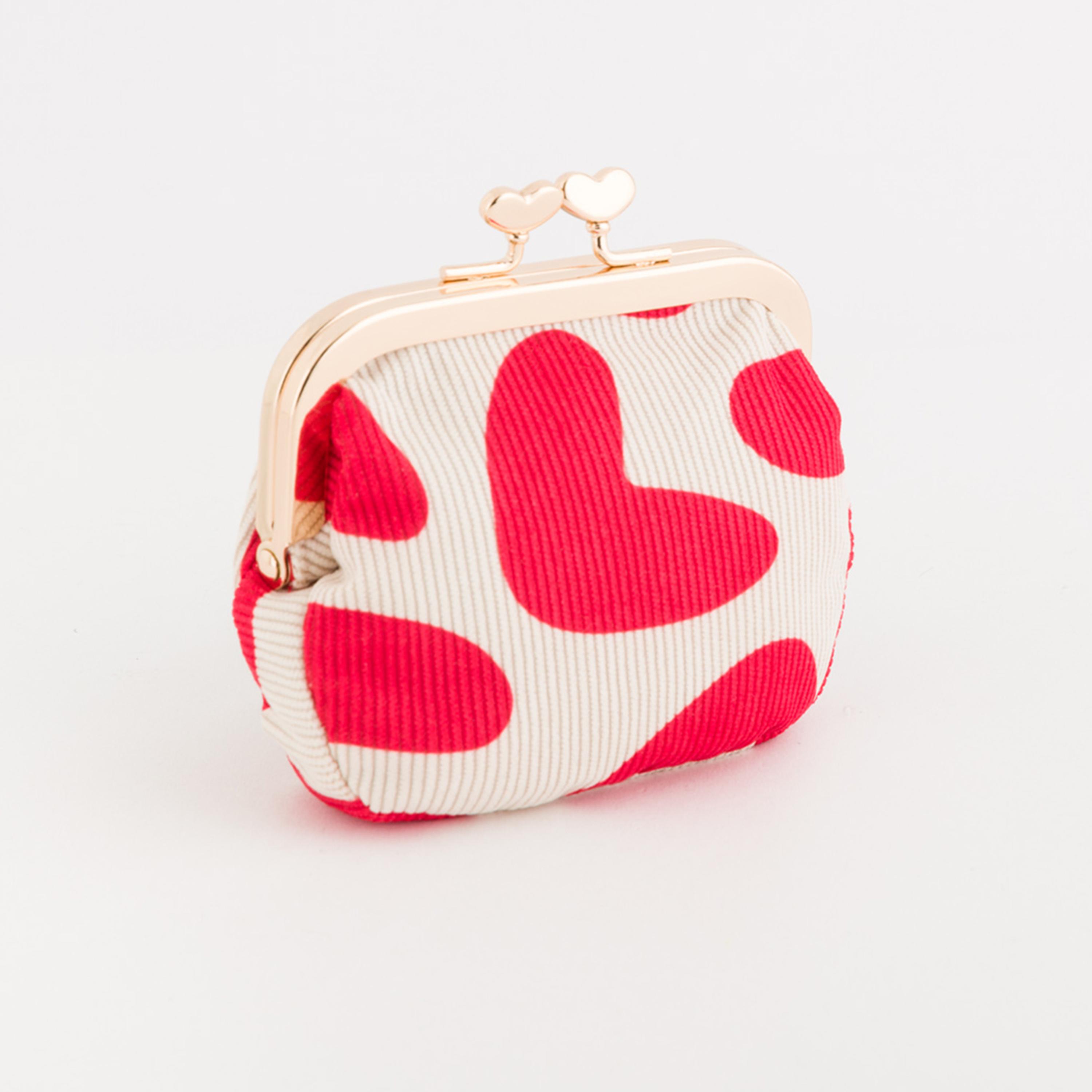 Carpisa Margherita Printed Coin Purse with Kiss Lock closure | 12 X 2 X 9 CM-women-bagsandwallets-wallets-image-1