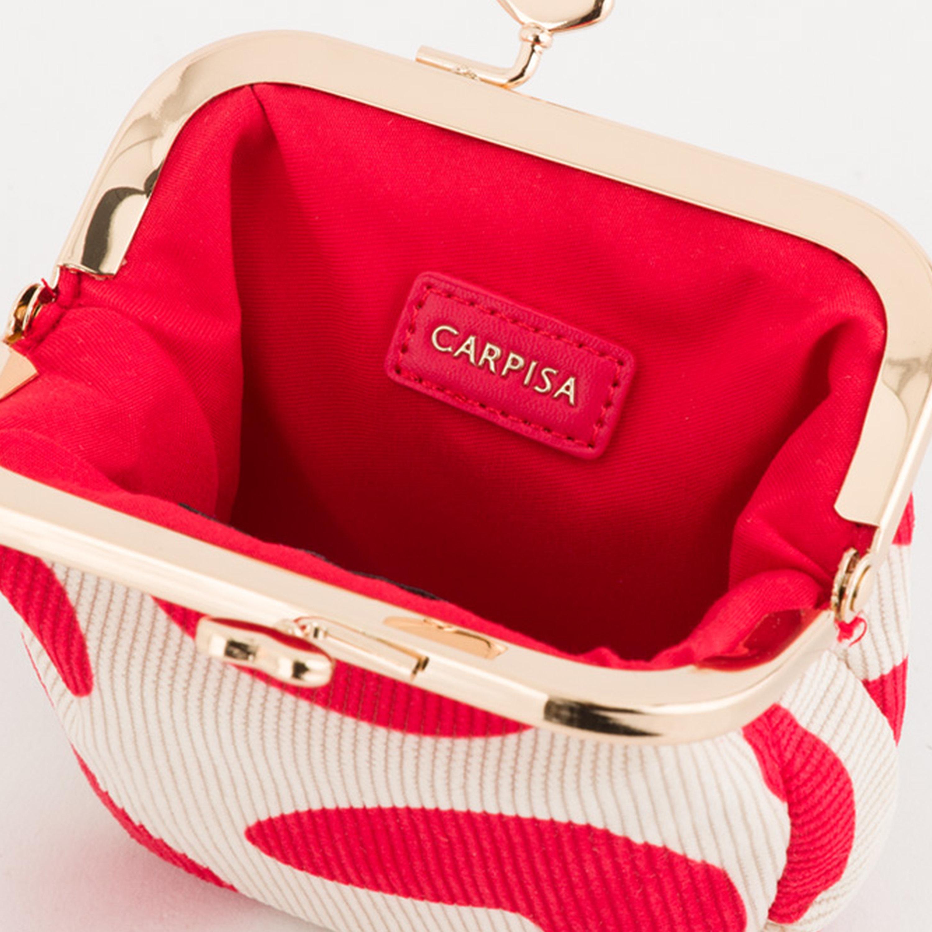 Carpisa Margherita Printed Coin Purse with Kiss Lock closure | 12 X 2 X 9 CM-women-bagsandwallets-wallets-image-3