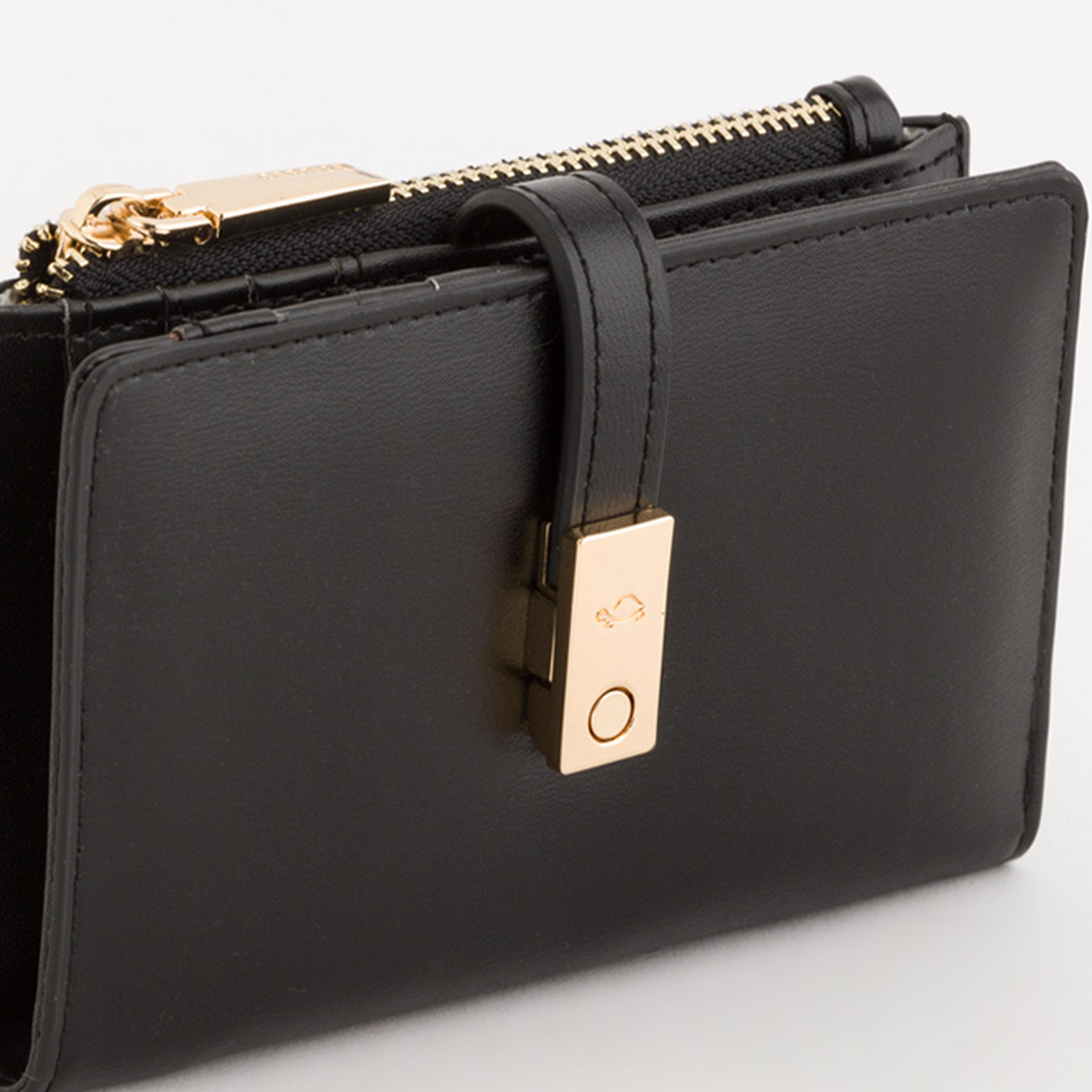 Carpisa Petunia Plain Wallet with Zipper closure | 14 X 1 X 9 CM-women-bagsandwallets-wallets-image-4